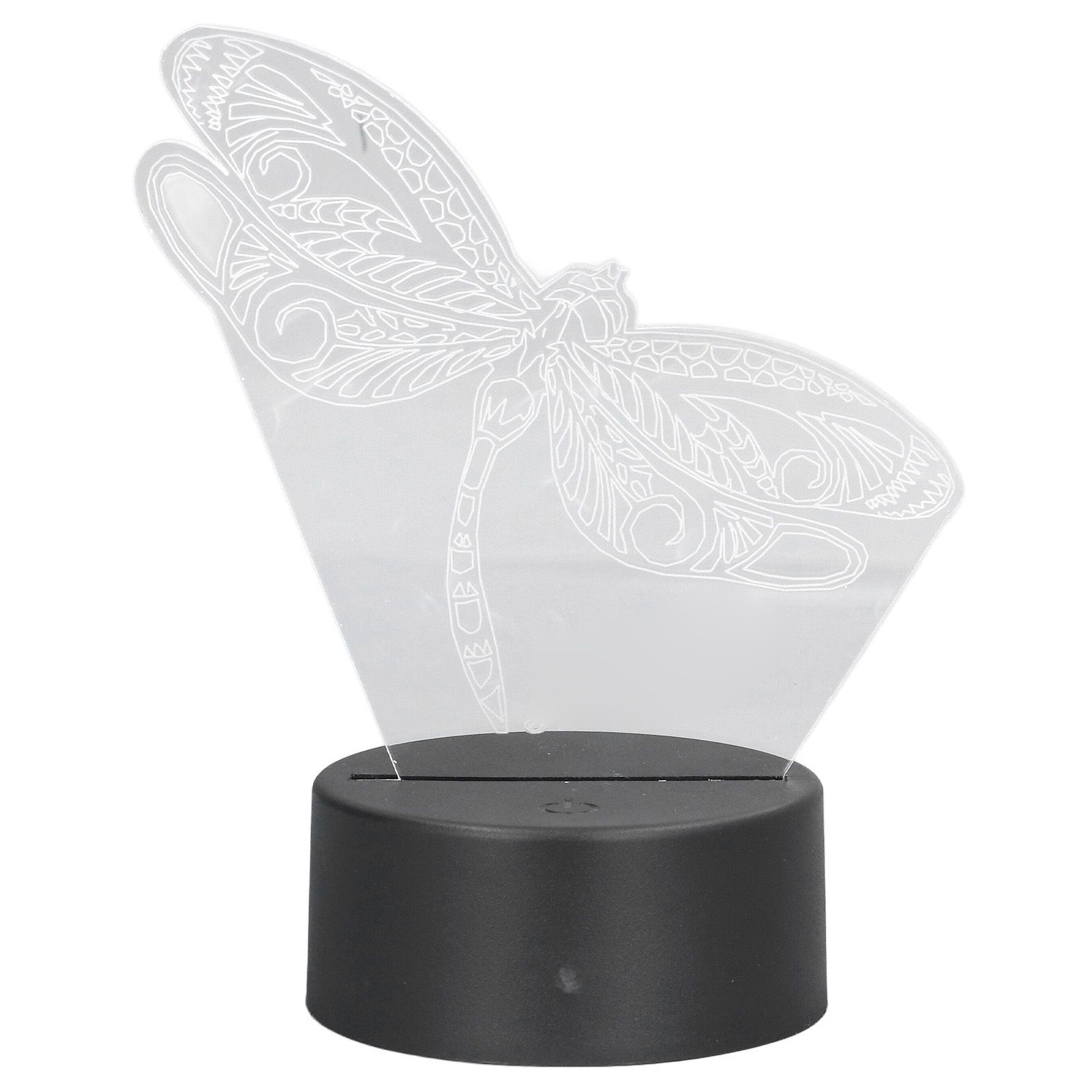 Dragonfly Pattern 3D Light 7 Color Changing LED Night Light USB Battery view 7
