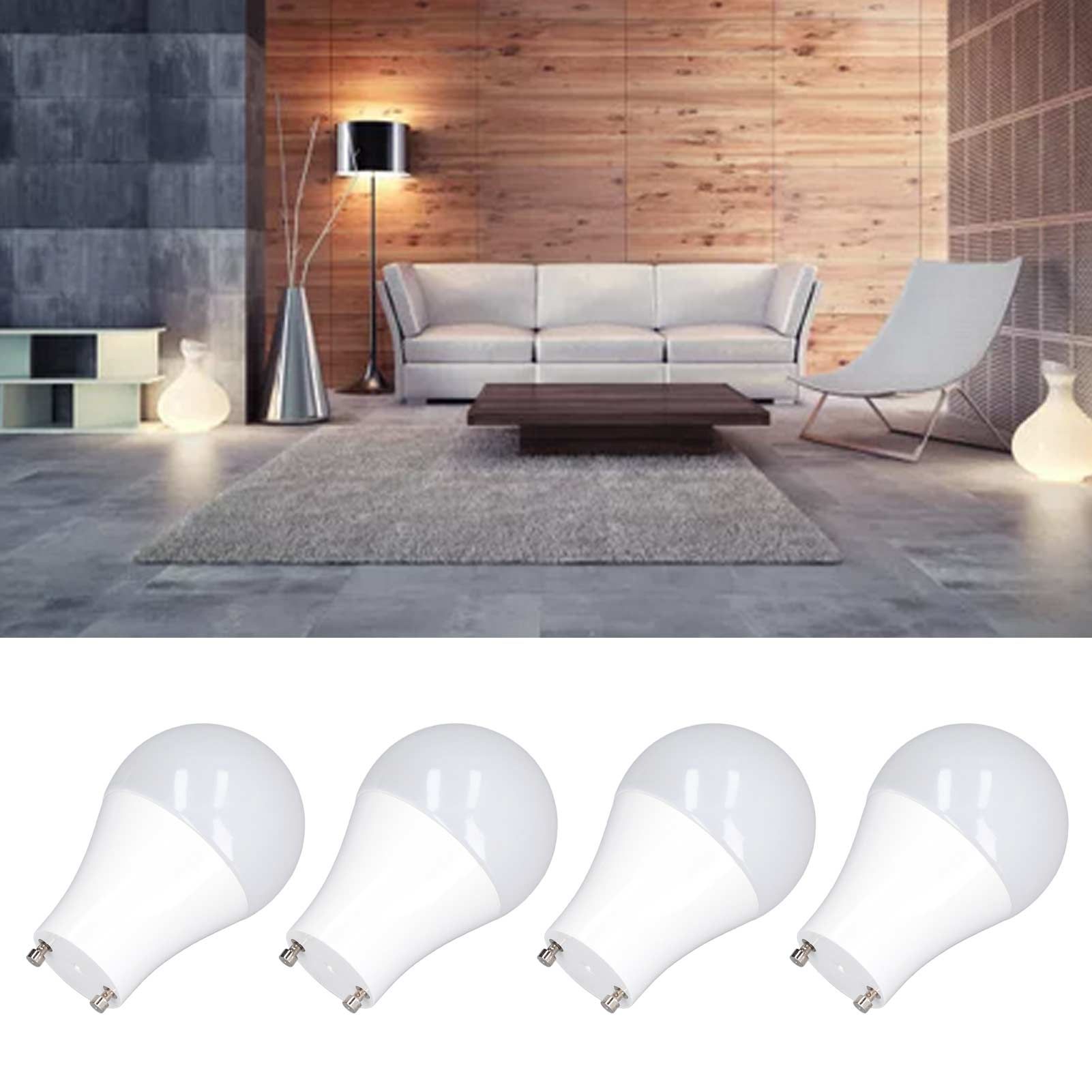 4PCS GU24 Light Bulb High Brightness Energy Saving LED A19 Light Bulb for view 11
