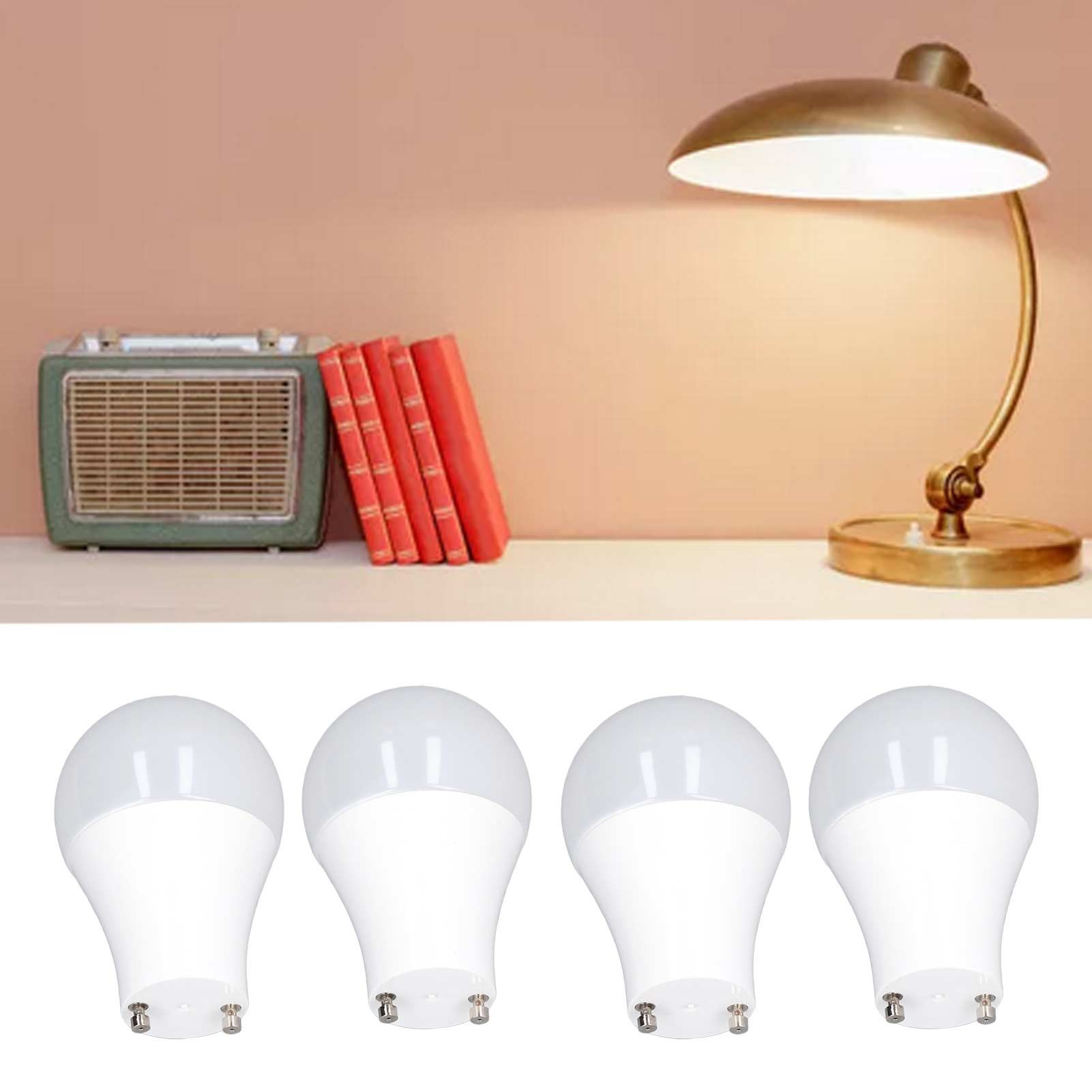 4PCS GU24 Light Bulb High Brightness Energy Saving LED A19 Light Bulb for view 12