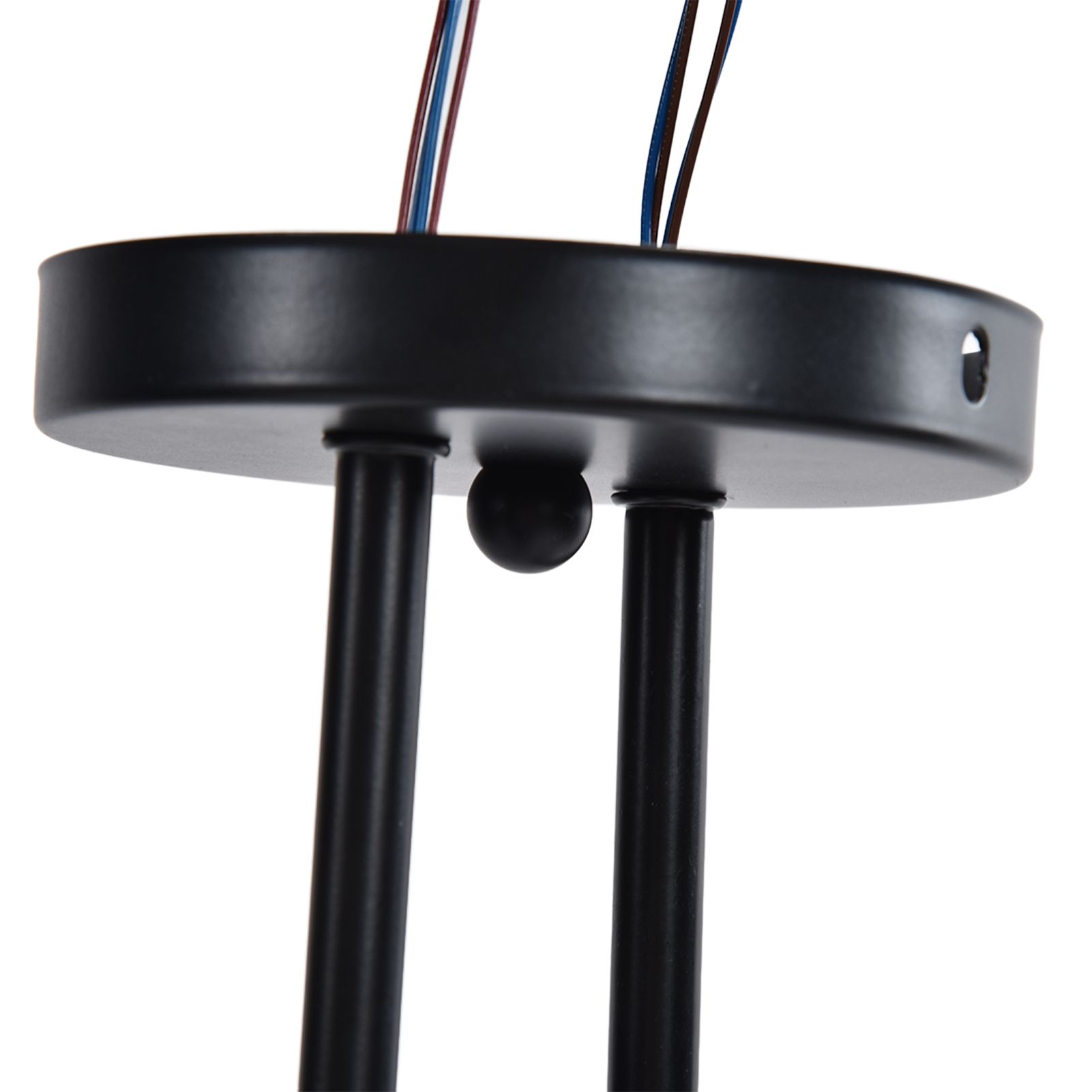 4 Light Ceiling Mount Lamp 360° Rotation Adjustable Wrought Iron Ceiling Light view 15