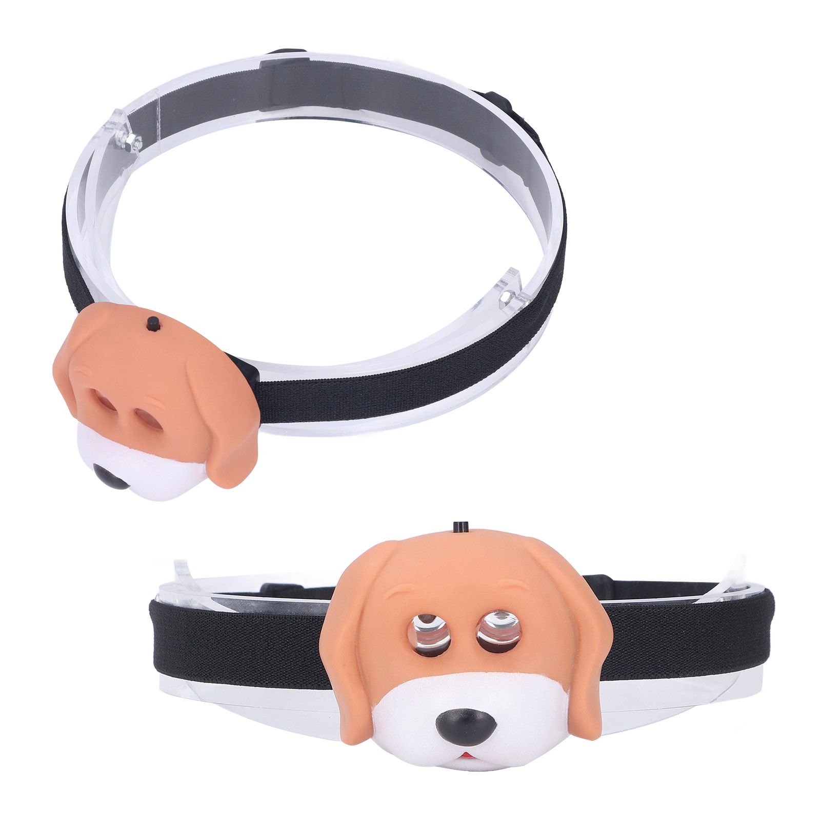Cartoon LED Headlight Cute Dog Animal Headlamp Portable Eco Friendly Outdoor view 7