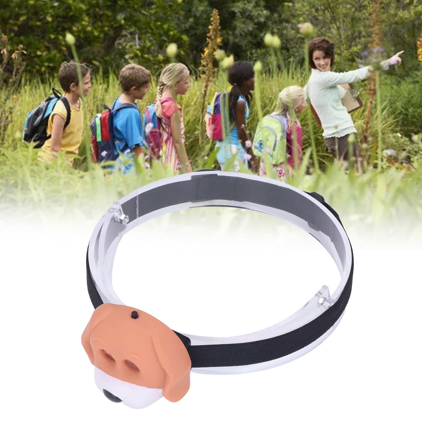 Cartoon LED Headlight Cute Dog Animal Headlamp Portable Eco Friendly Outdoor view 12