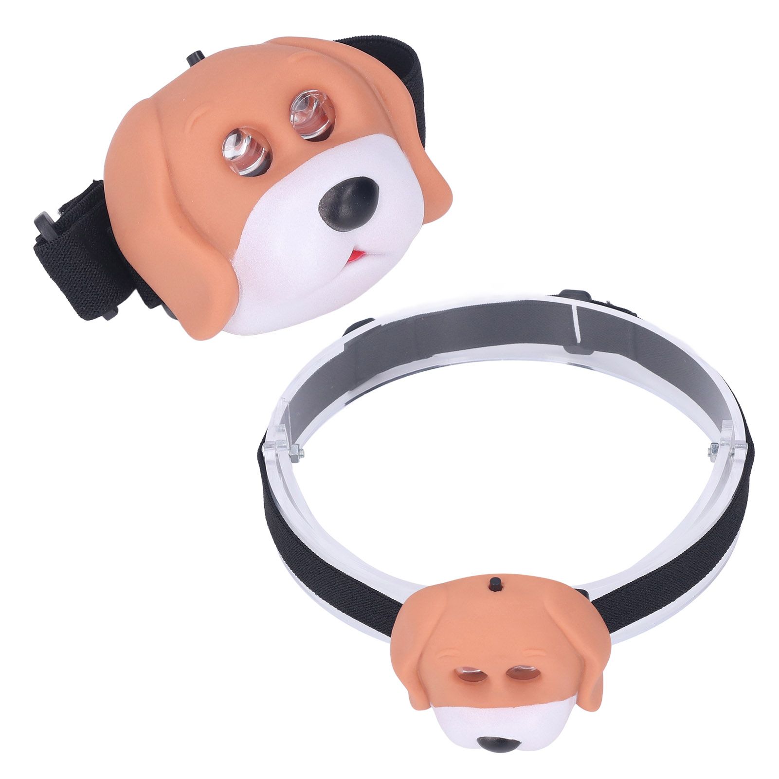 Cartoon LED Headlight Cute Dog Animal Headlamp Portable Eco Friendly Outdoor view 15