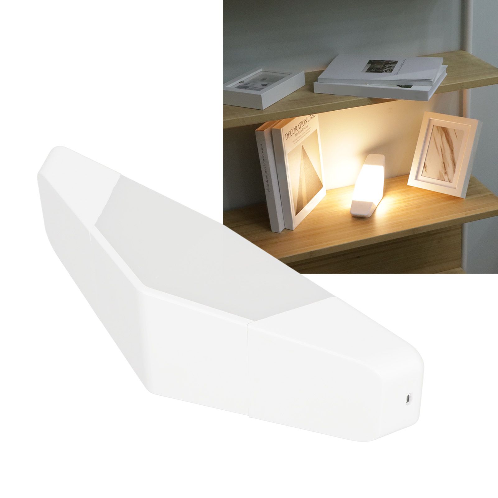 24LED Night Light Bedroom Gravity Sensor Lamp Touch Stepless Dimming Bedside view 11