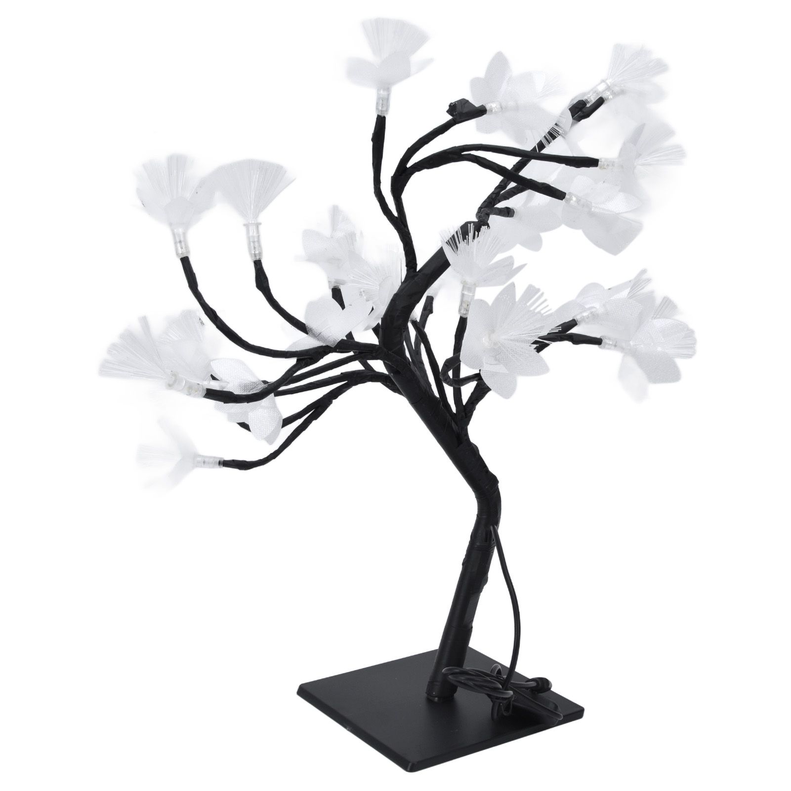 24LED Fiber Optic Tree Lamp USB Powered Simulation Flower Light for Household view 3