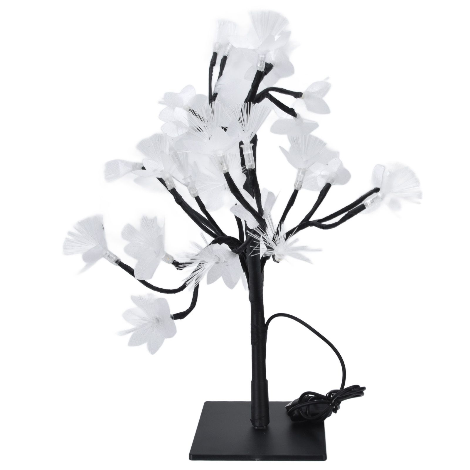 24LED Fiber Optic Tree Lamp USB Powered Simulation Flower Light for Household view 5
