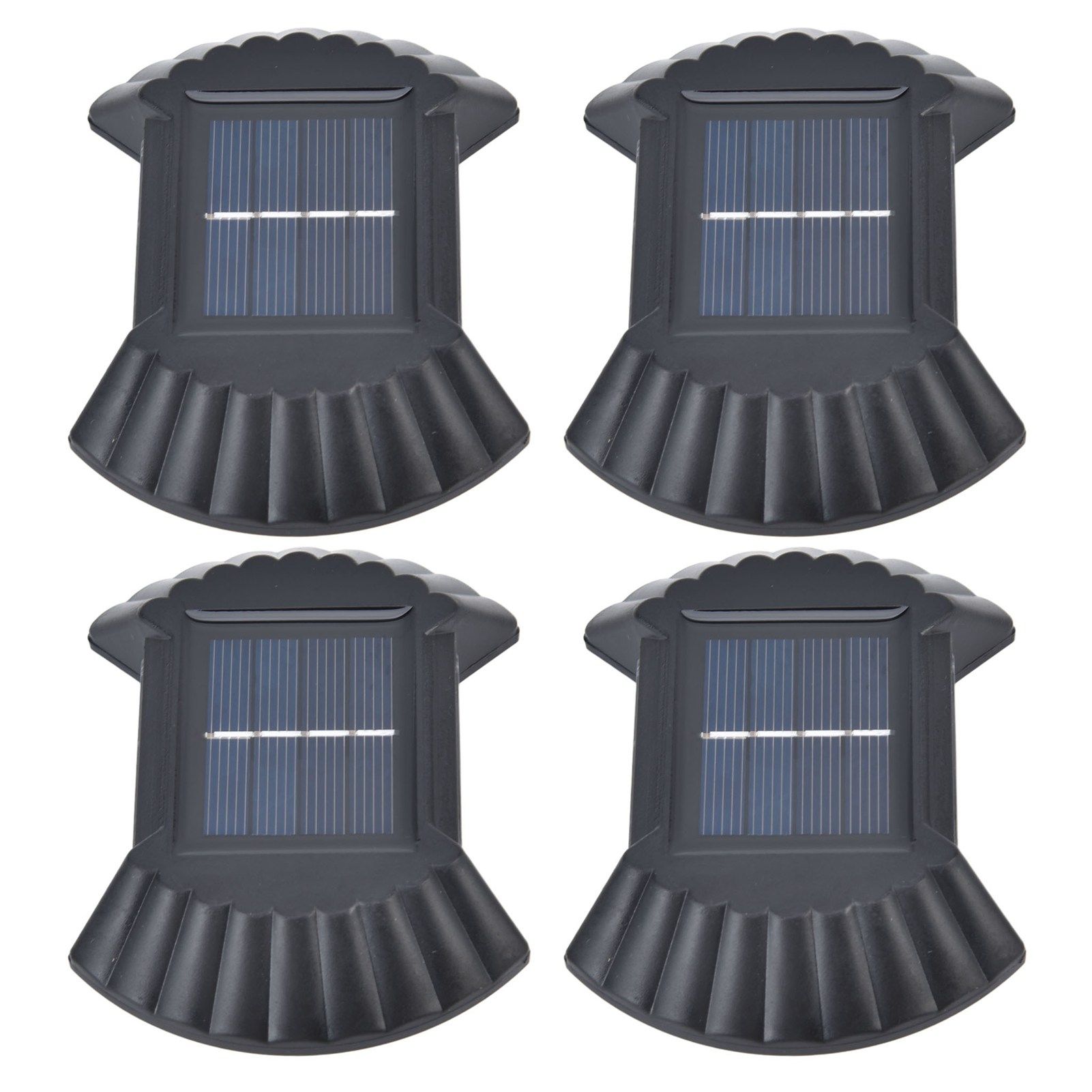 4 Sets Solar Wall Light Waterproof Multifunctional LED Solar Wall Light for view 2