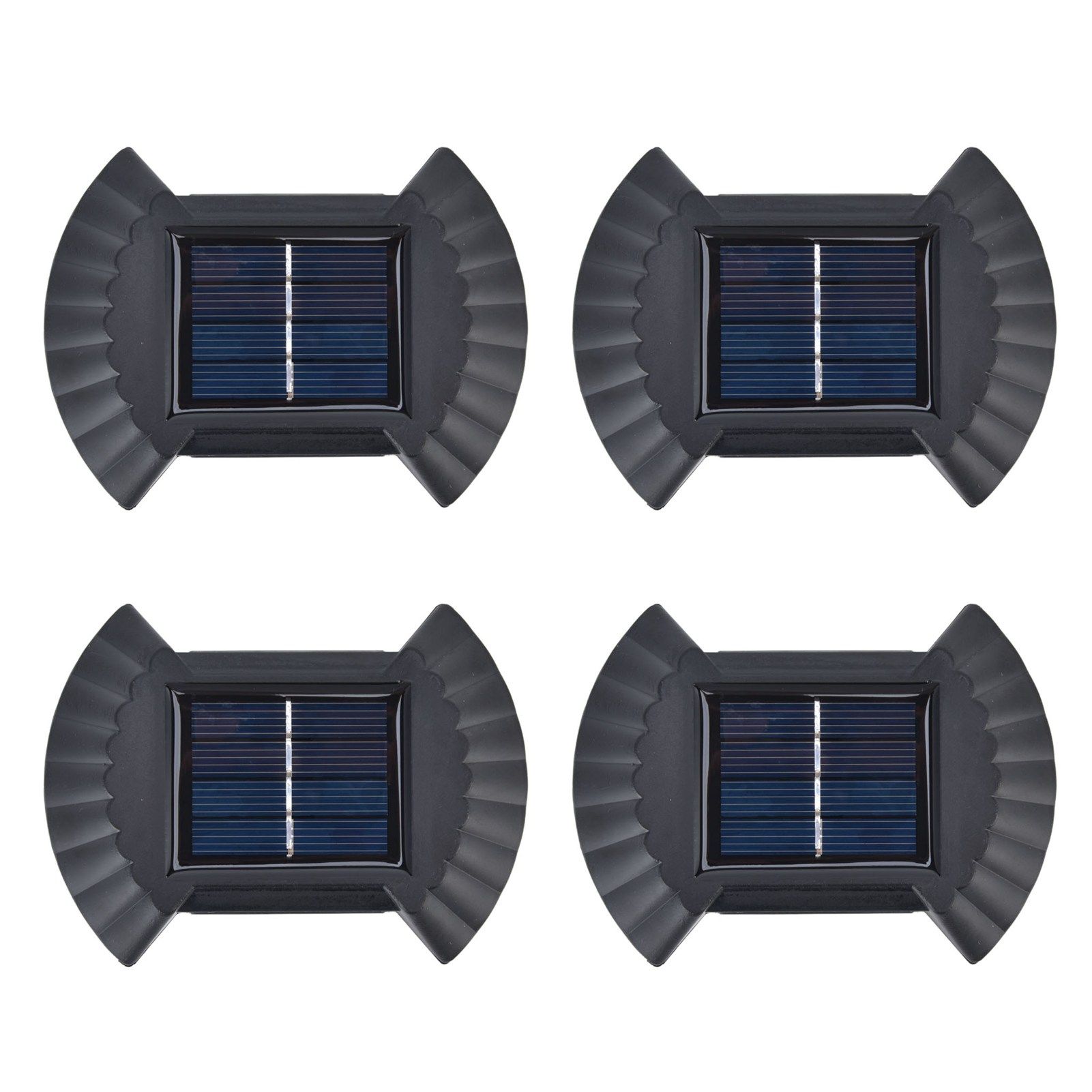 4 Sets Solar Wall Light Waterproof Multifunctional LED Solar Wall Light for view 5