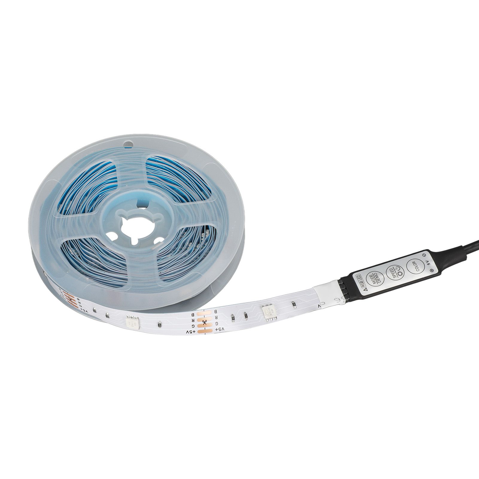 RGB LED Strip Lights Press Button Control 5V LED Lights with 3 Button view 9