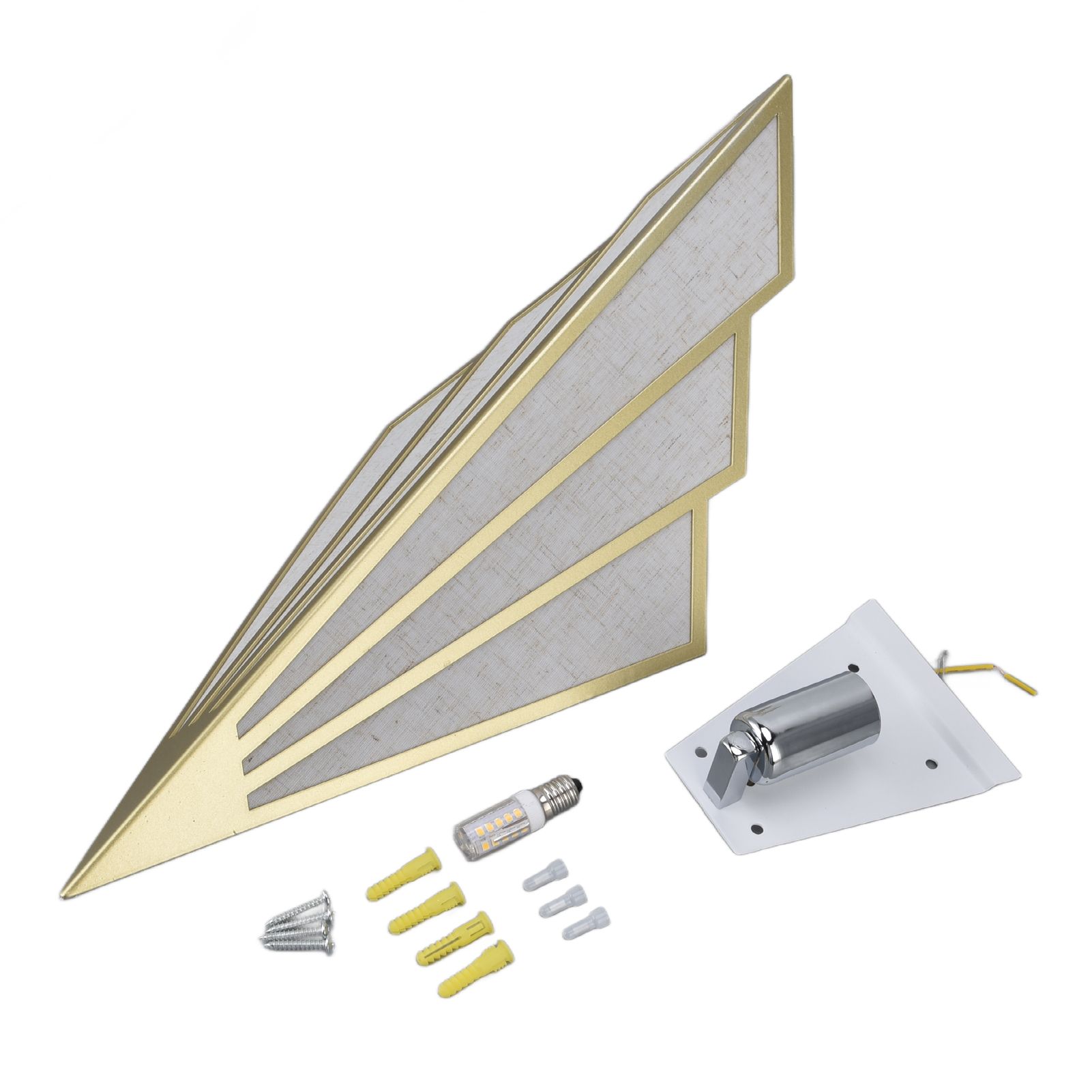 Modern Fabric Wall Lamp E14 Wall Light LED Bedside Lamp for Household Hallway