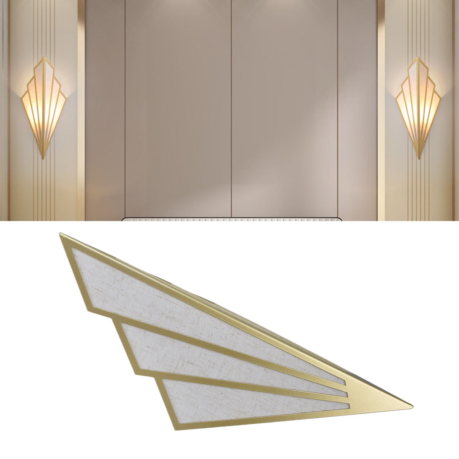 Modern Fabric Wall Lamp E14 Wall Light LED Bedside Lamp for Household Hallway view 11