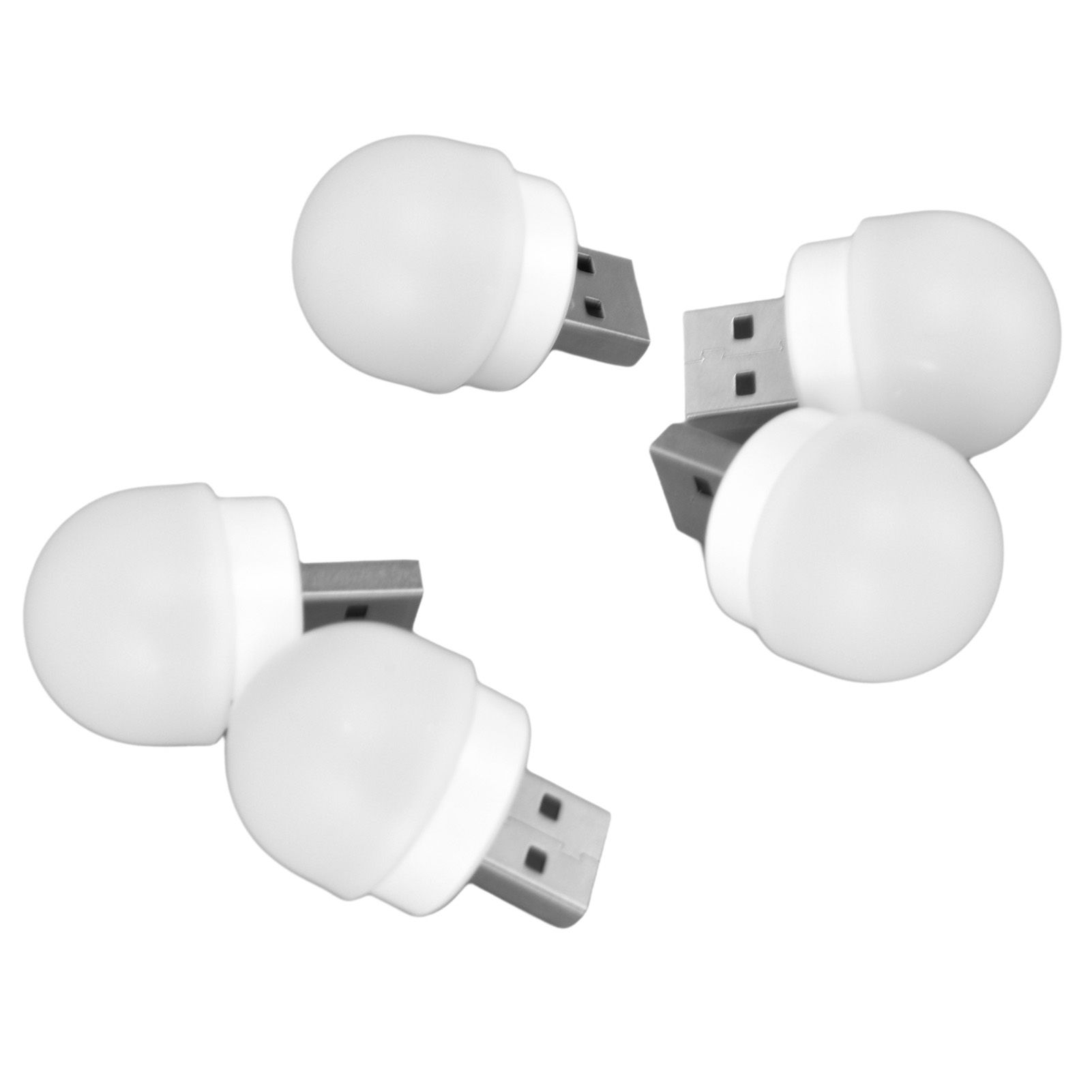 5pcs USB Night Lights Plug In Energy Saving Eye Protection Mini LED Bulb for view 3