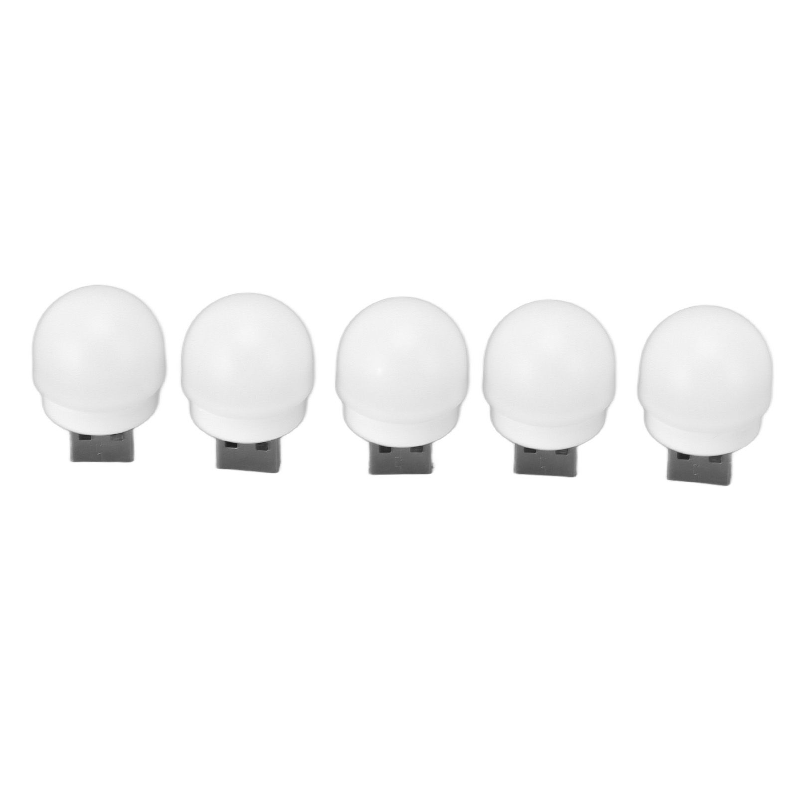5pcs USB Night Lights Plug In Energy Saving Eye Protection Mini LED Bulb for view 6