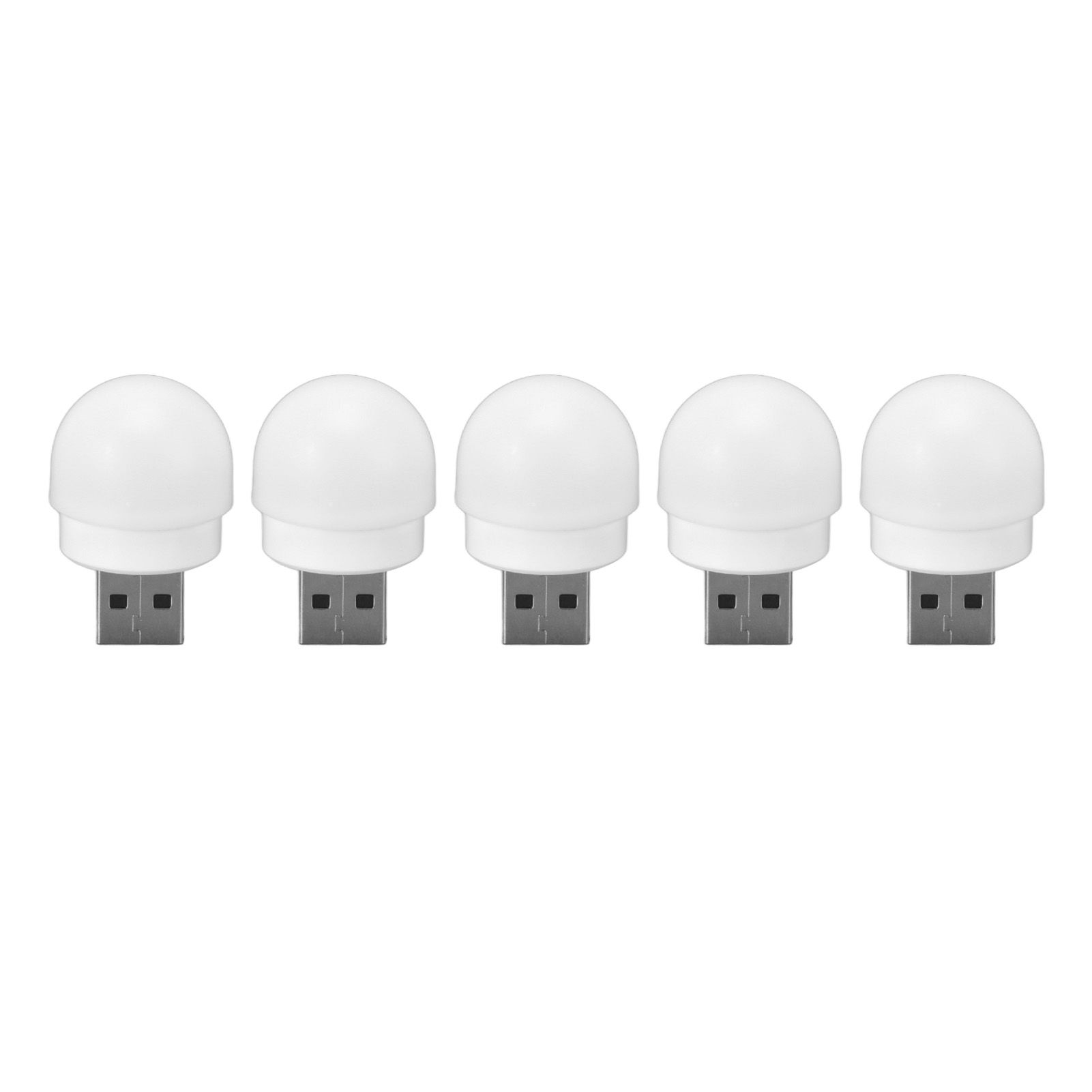 5pcs USB Night Lights Plug In Energy Saving Eye Protection Mini LED Bulb for view 7