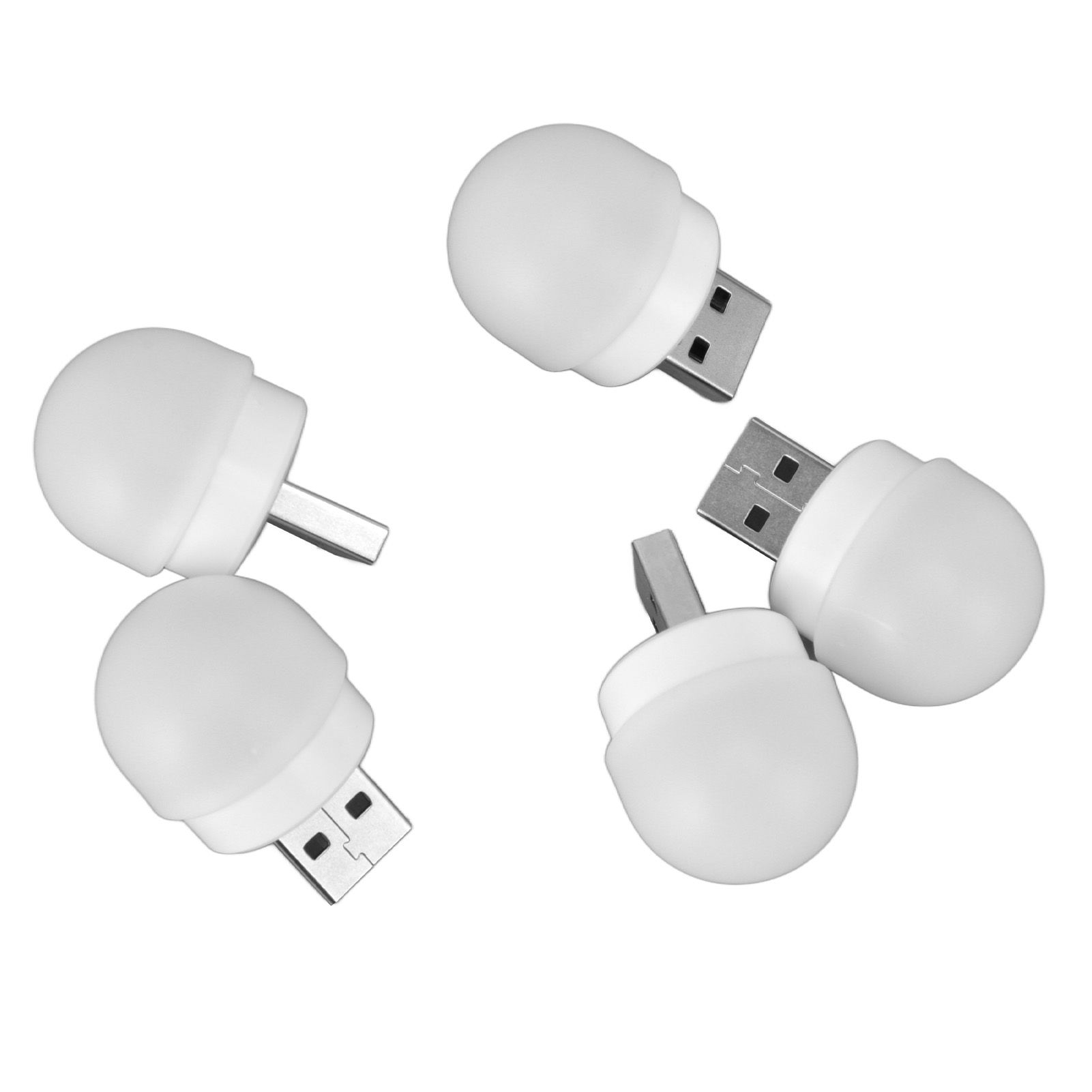 5pcs USB Night Lights Plug In Energy Saving Eye Protection Mini LED Bulb for view 9