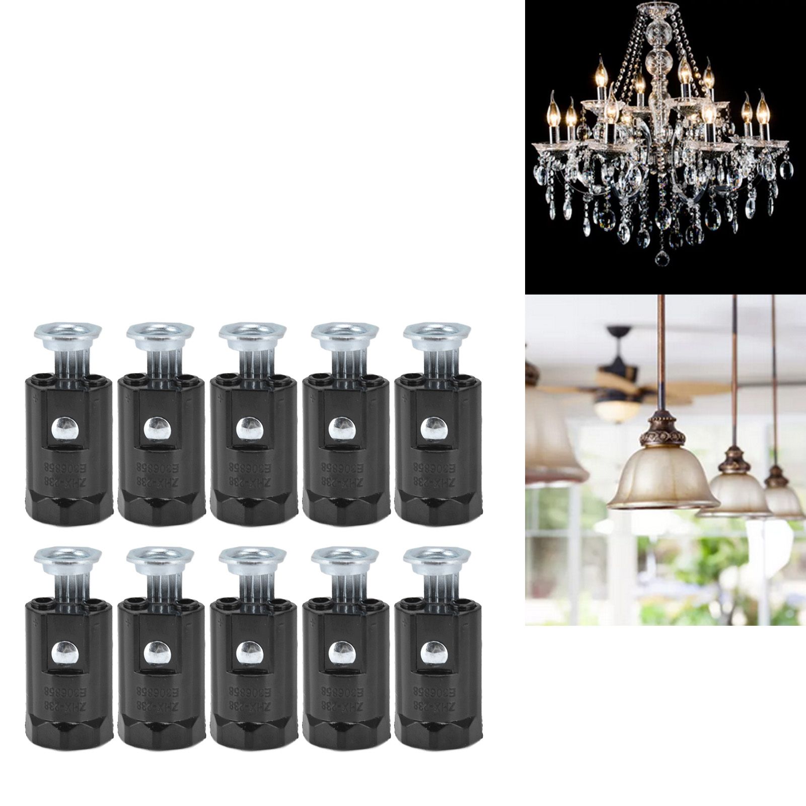 10PCS 125V E12 Lamp Holder E12 Hanging Light Lampholder Lamp Base for view 11