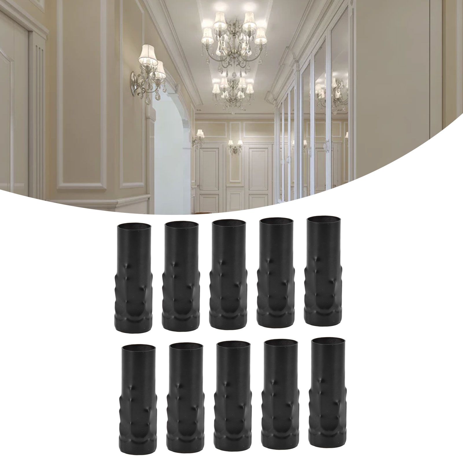 10Pcs E14 Metal Tube for Candle Lamp Holder Lamp Base Lighting Accessories view 11