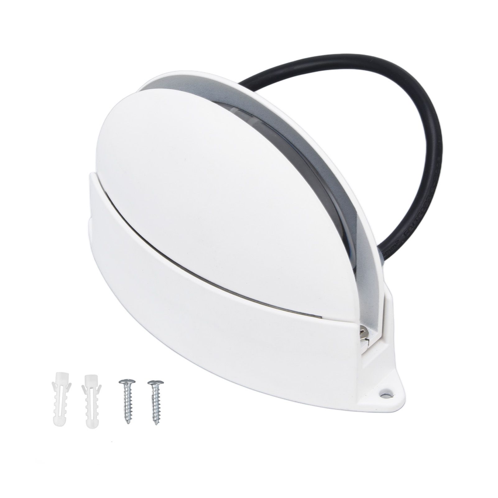Window Sill Lamp 180° Luminous Semicircular LED Wall Light for Hallway