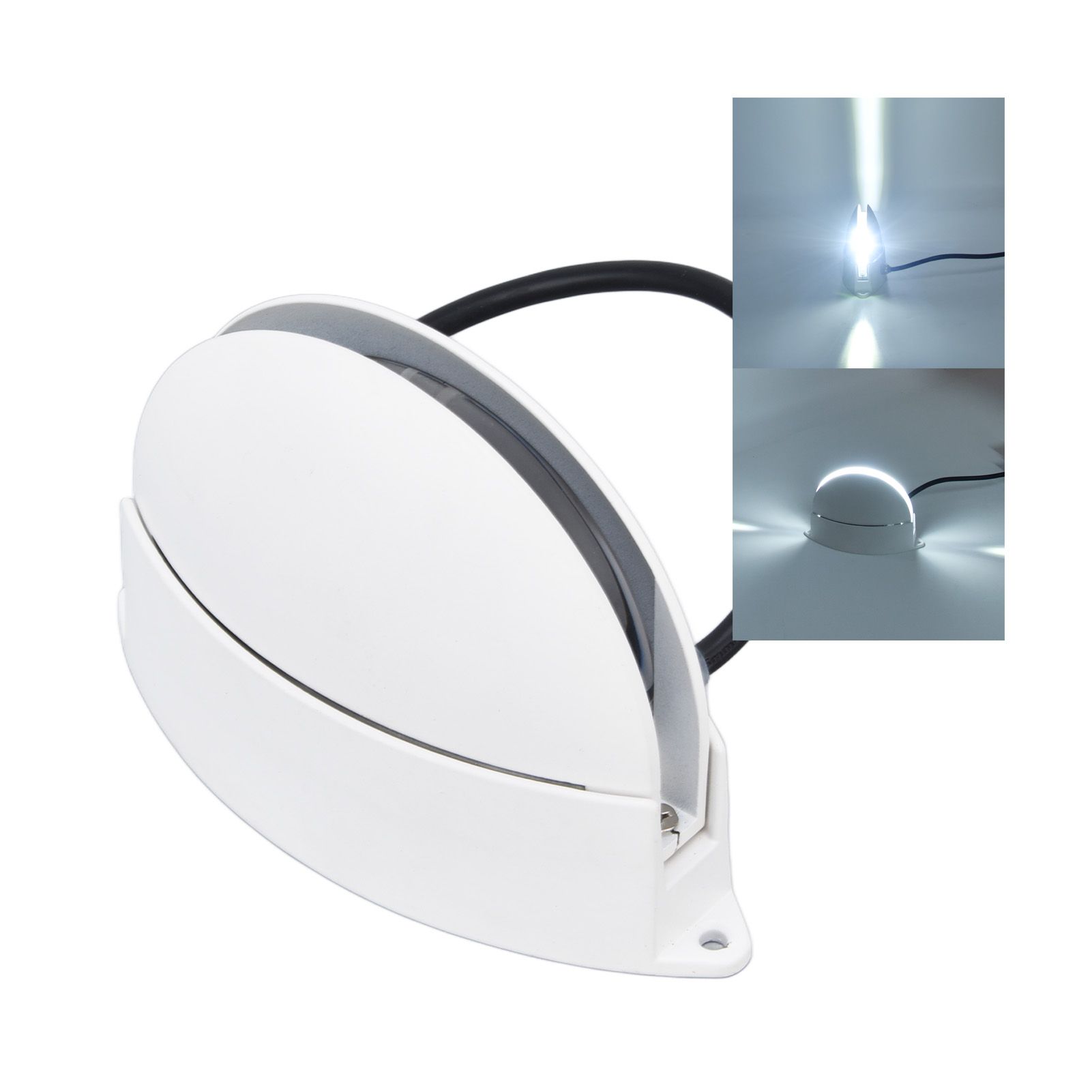 Window Sill Lamp 180° Luminous Semicircular LED Wall Light for Hallway view 10