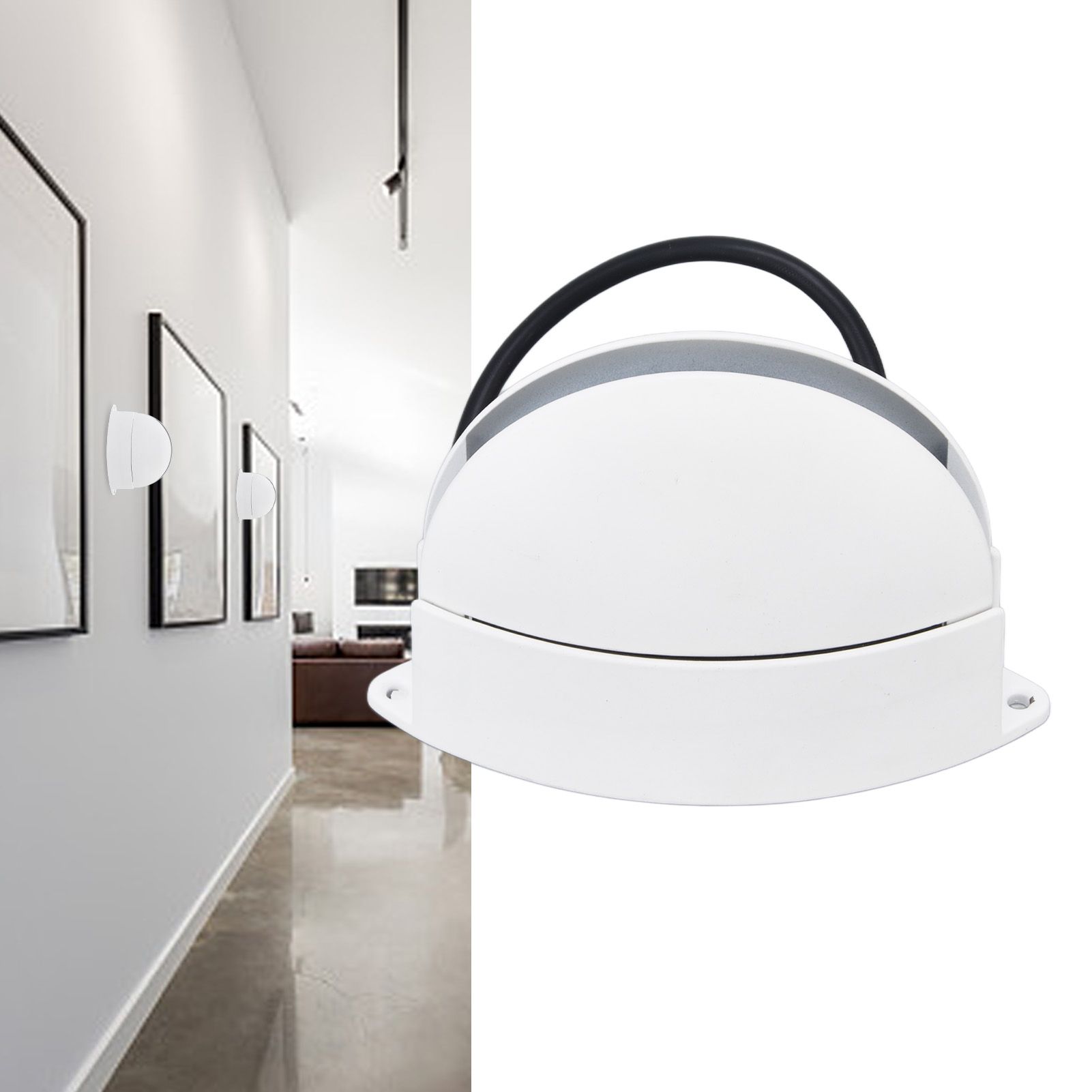 Window Sill Lamp 180° Luminous Semicircular LED Wall Light for Hallway view 12