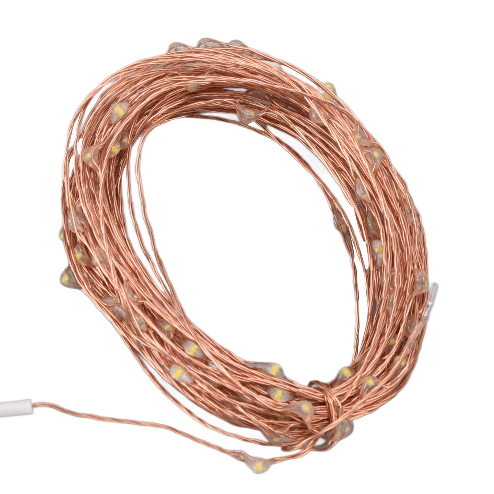 USB Copper Wire String Lights DIY 100 LEDs 10m/32.8ft Energy Saving Safe Warm view 14