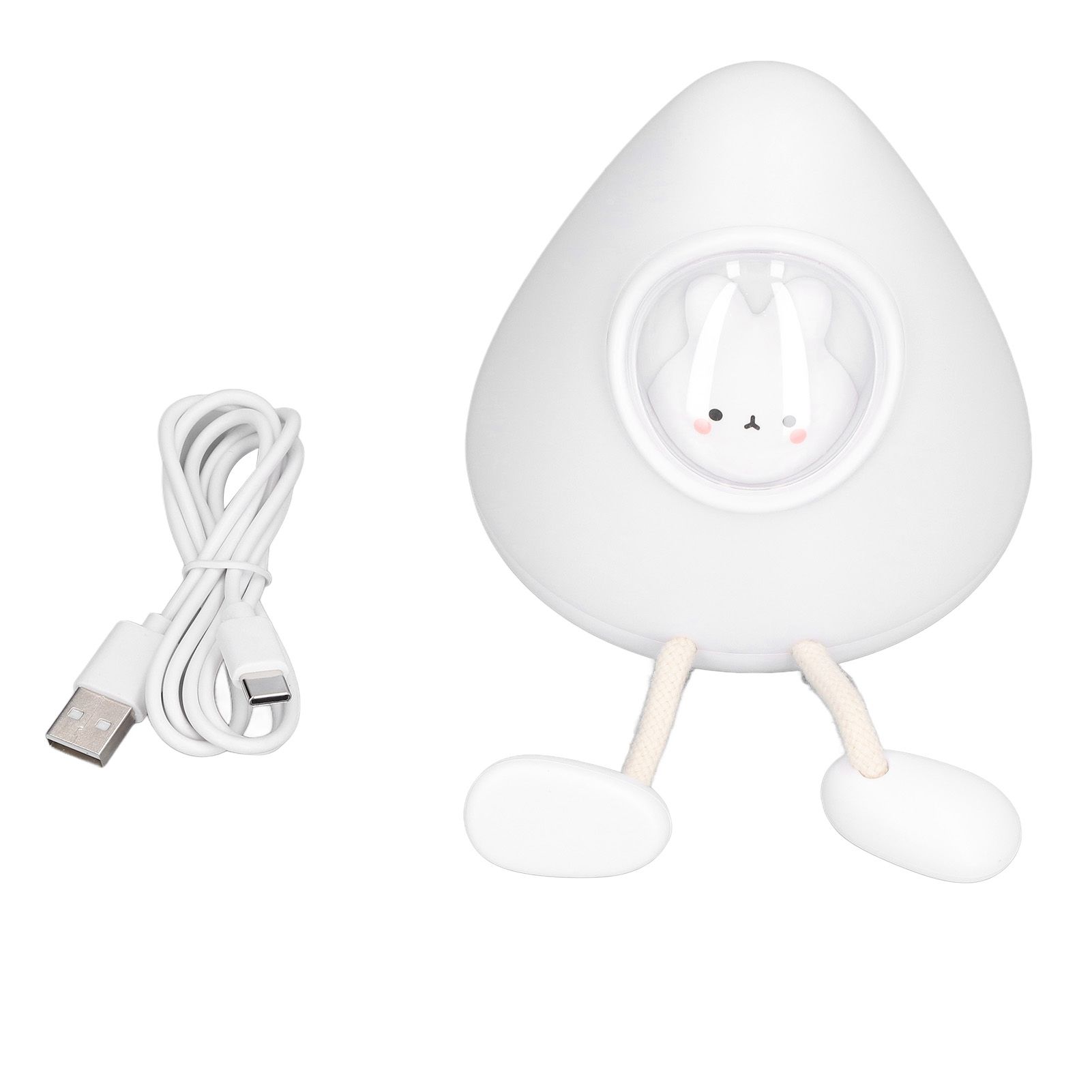 Kids Night Light Space Capsule Design Cute Soft Warm Light Dual Mode Easy