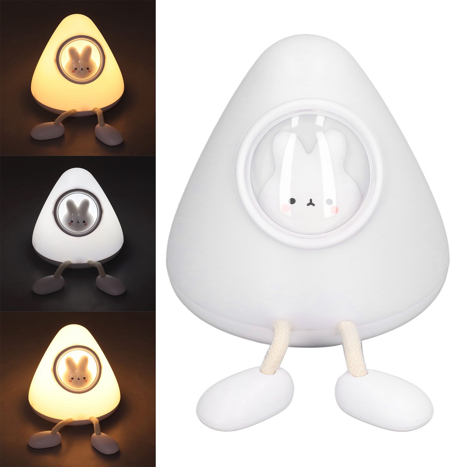 Kids Night Light Space Capsule Design Cute Soft Warm Light Dual Mode Easy view 12