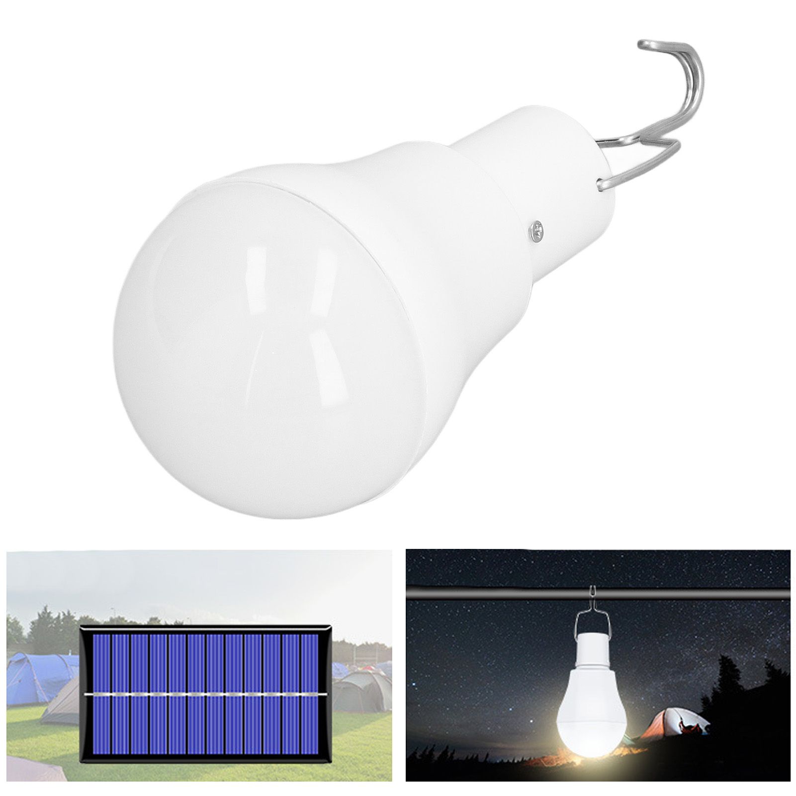 Solar Light Bulb Energy Saving White Light USB Solar LED Bulb Light for view 12