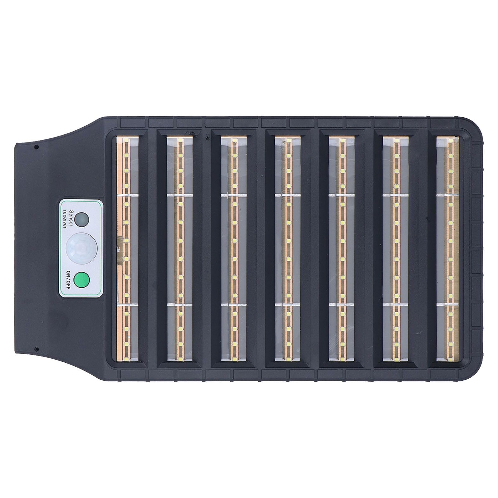 IP65 Solar Street Light 3 Modes 98 LEDs 2200LM Human Body Induction 100W Solar view 2