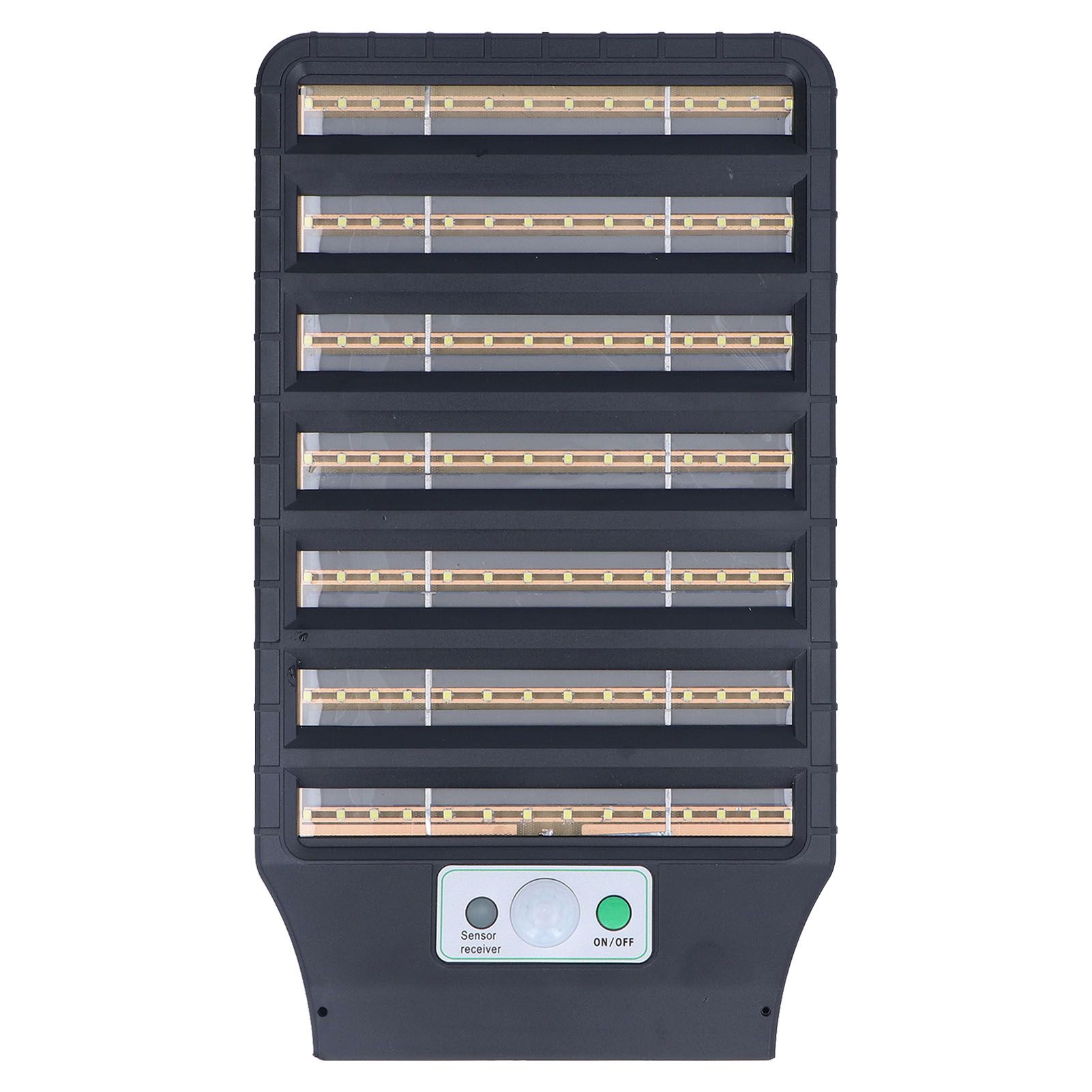 IP65 Solar Street Light 3 Modes 98 LEDs 2200LM Human Body Induction 100W Solar view 3