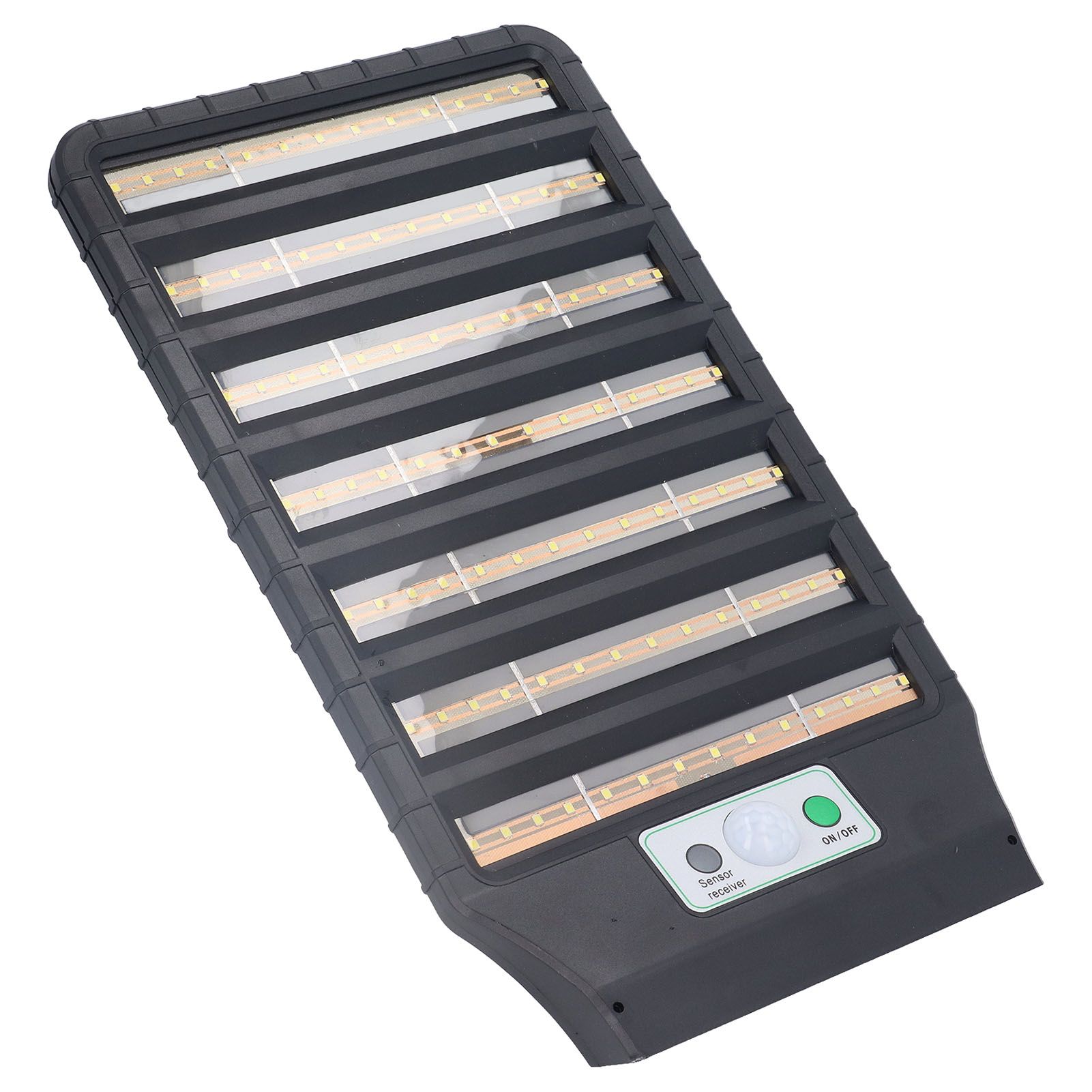 IP65 Solar Street Light 3 Modes 98 LEDs 2200LM Human Body Induction 100W Solar view 8