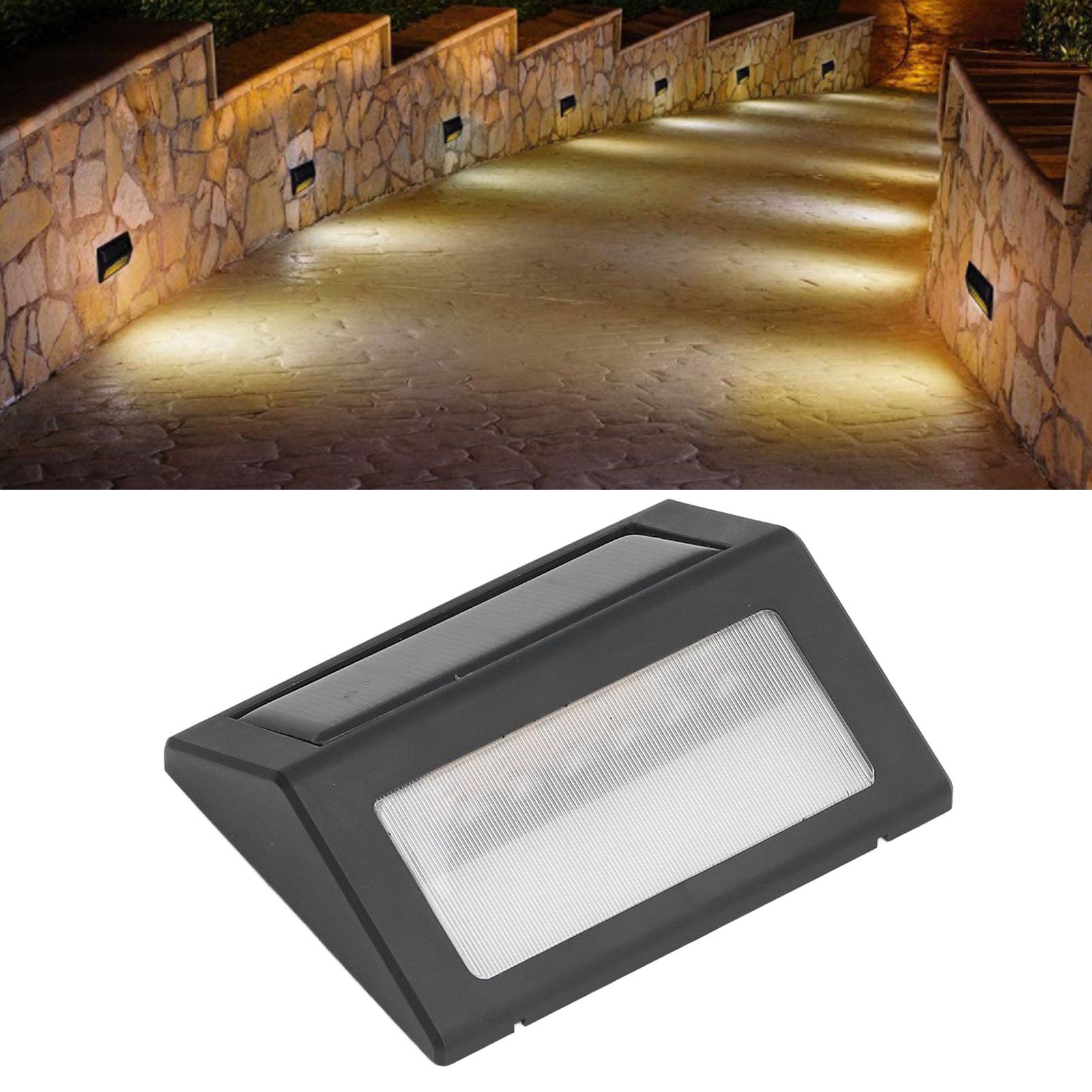 6 LED Solar Wall Lamp 10000H Automatic Function Small Size Solar Corridor view 12