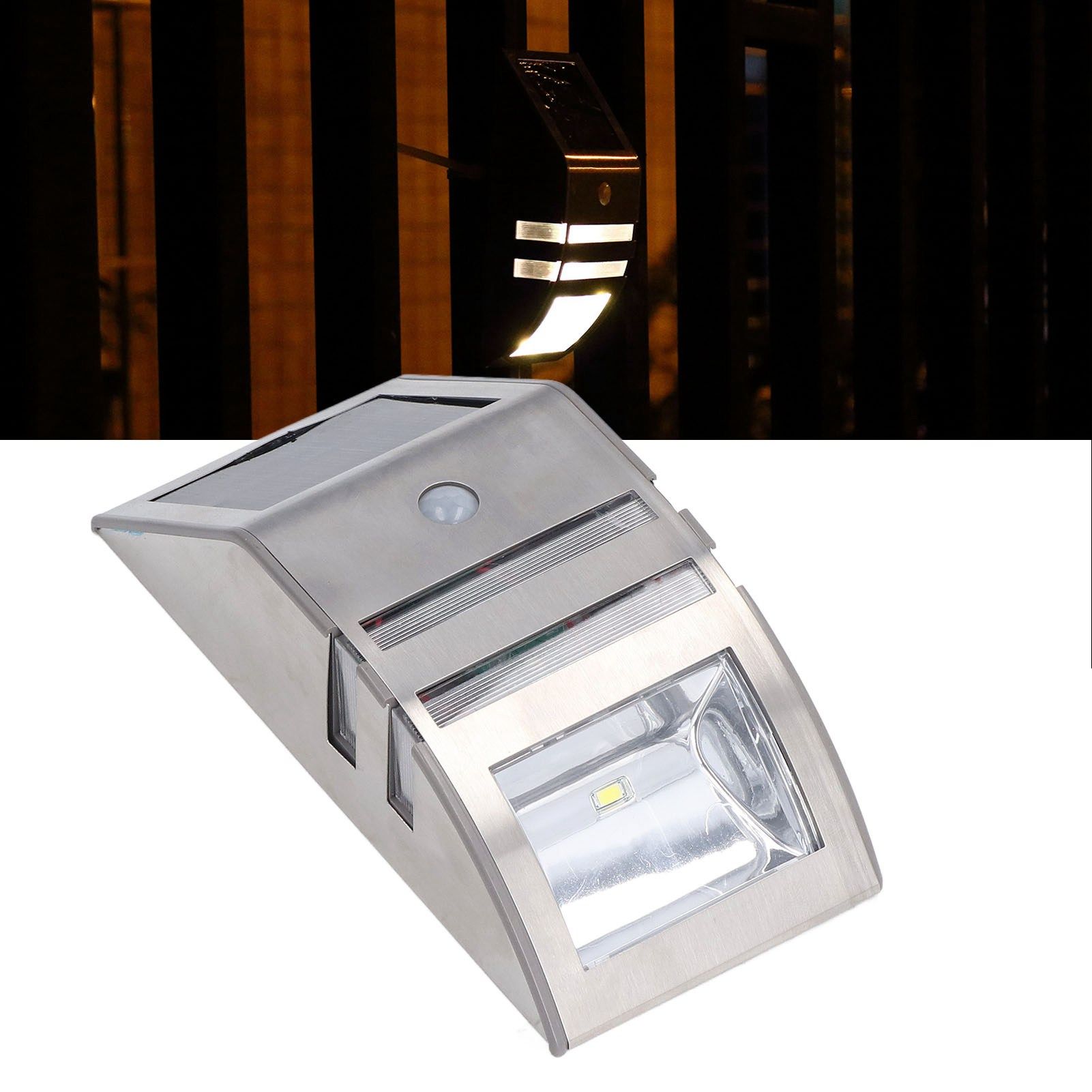Solar Wall Lamp PIR Human Body Induction High Sensitivity White Light 40LM view 11