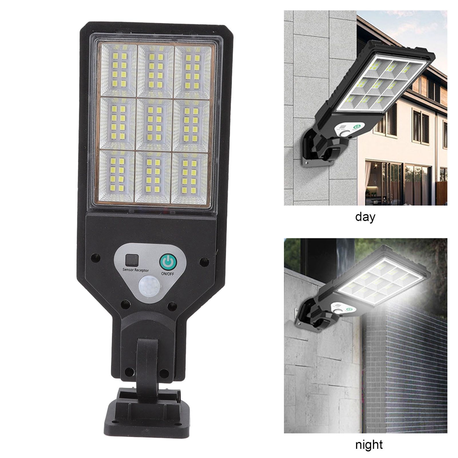 Solar Wall Light IP65 Waterproof 72LED Motion Sensor Wall Lamp for Porch view 11