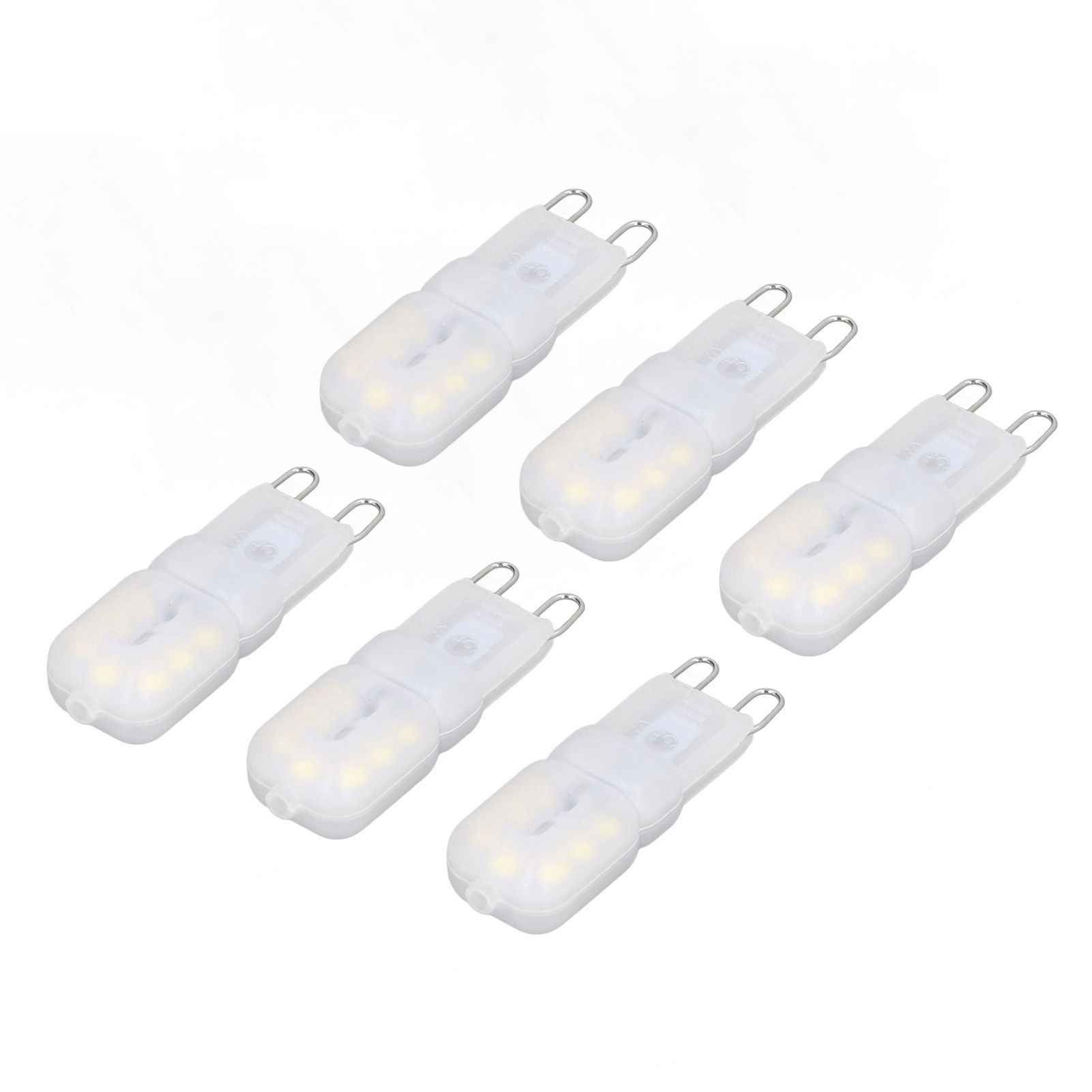 6Pcs G9 LED Light Bulbs Dimmable 3W Energy Saving 360 Degree Light Light Bulb view 6