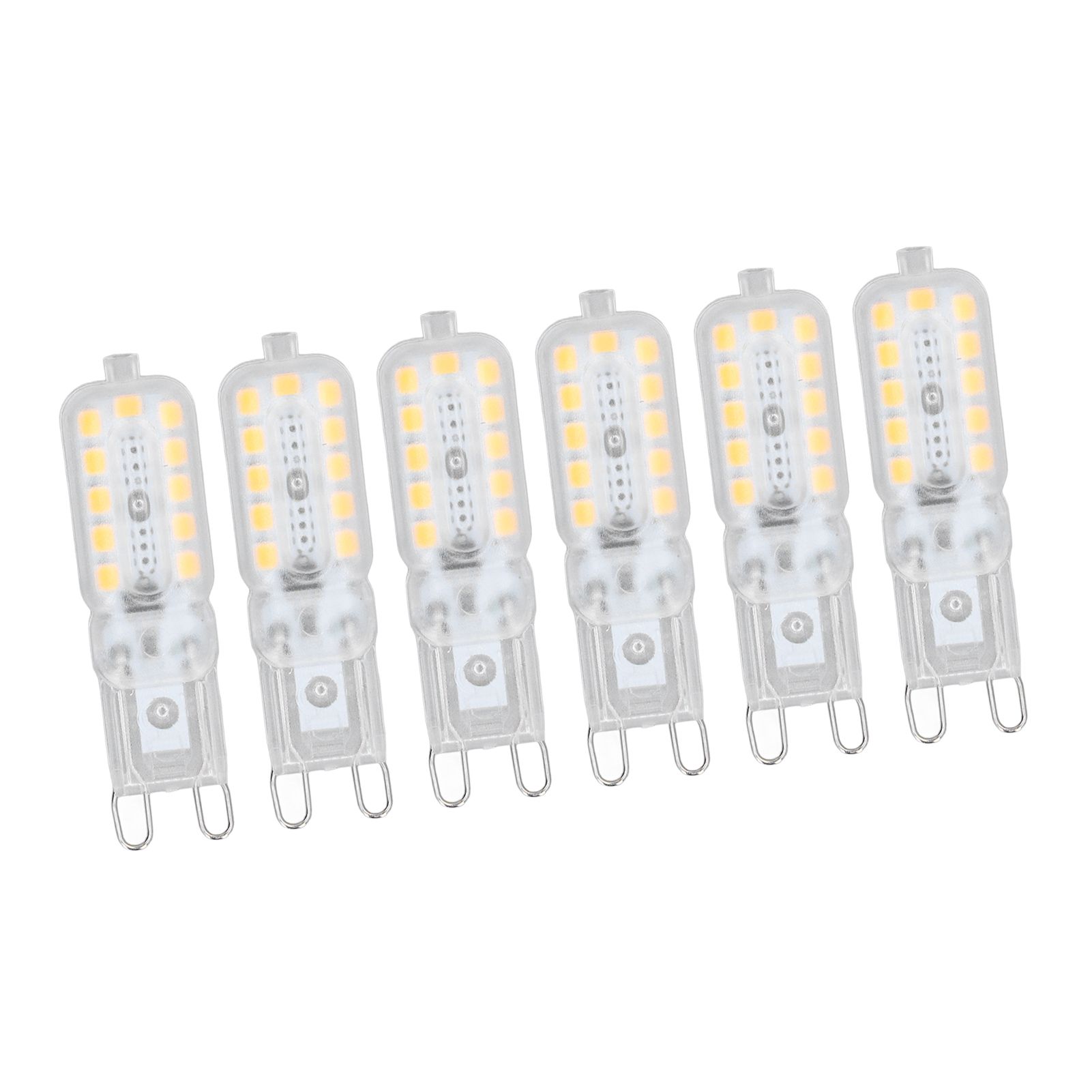 6pcs G9 LED Bulb 5W Transparent Cover 22LED Dimmable G9 Light Bulb for Ceiling view 3