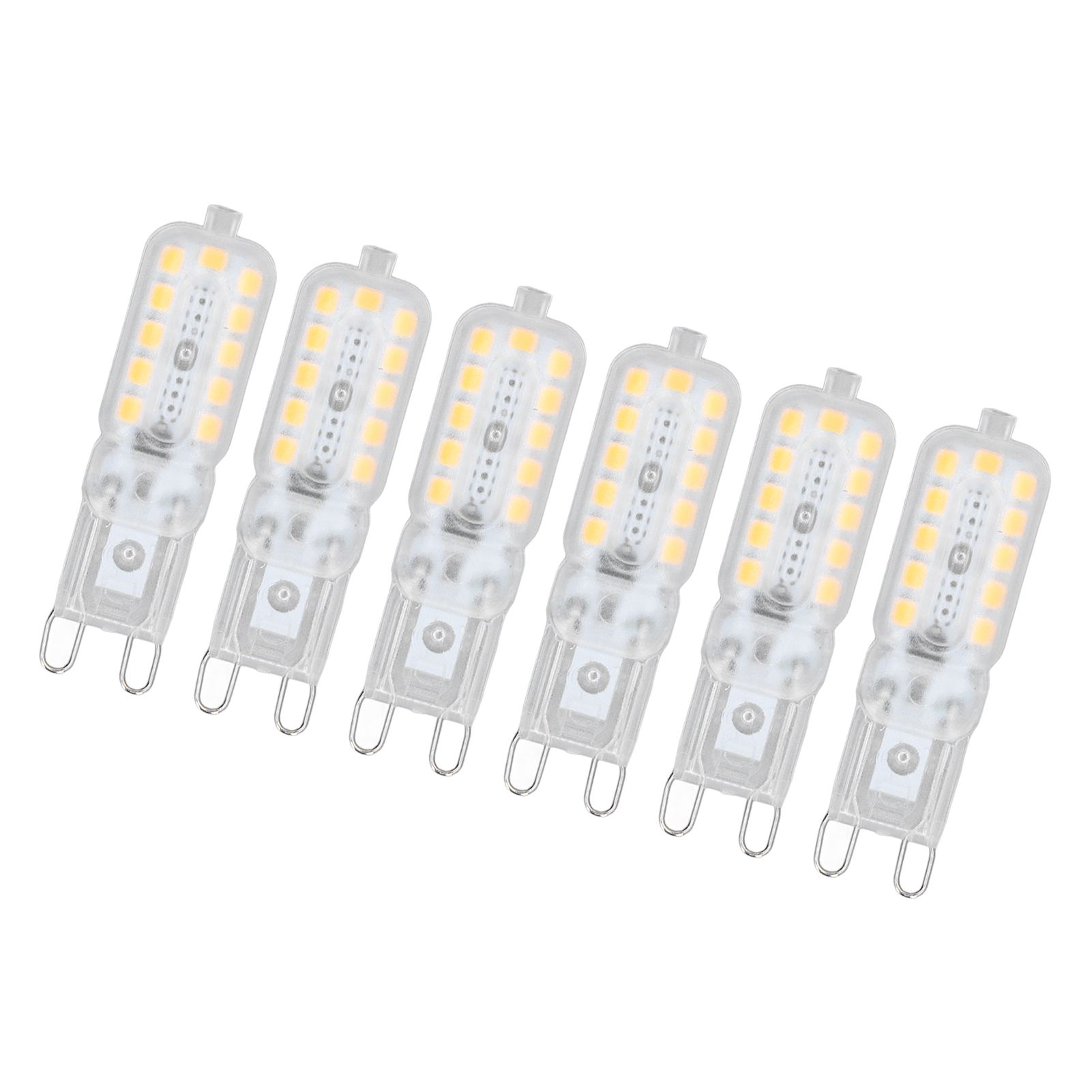 6pcs G9 LED Bulb 5W Transparent Cover 22LED Dimmable G9 Light Bulb for Ceiling view 4
