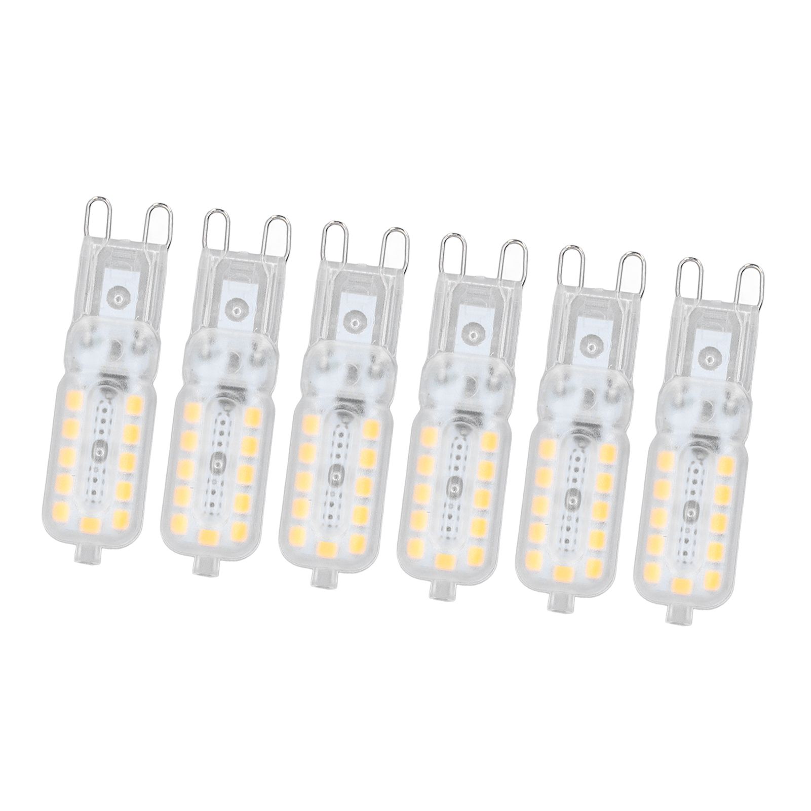 6pcs G9 LED Bulb 5W Transparent Cover 22LED Dimmable G9 Light Bulb for Ceiling view 6