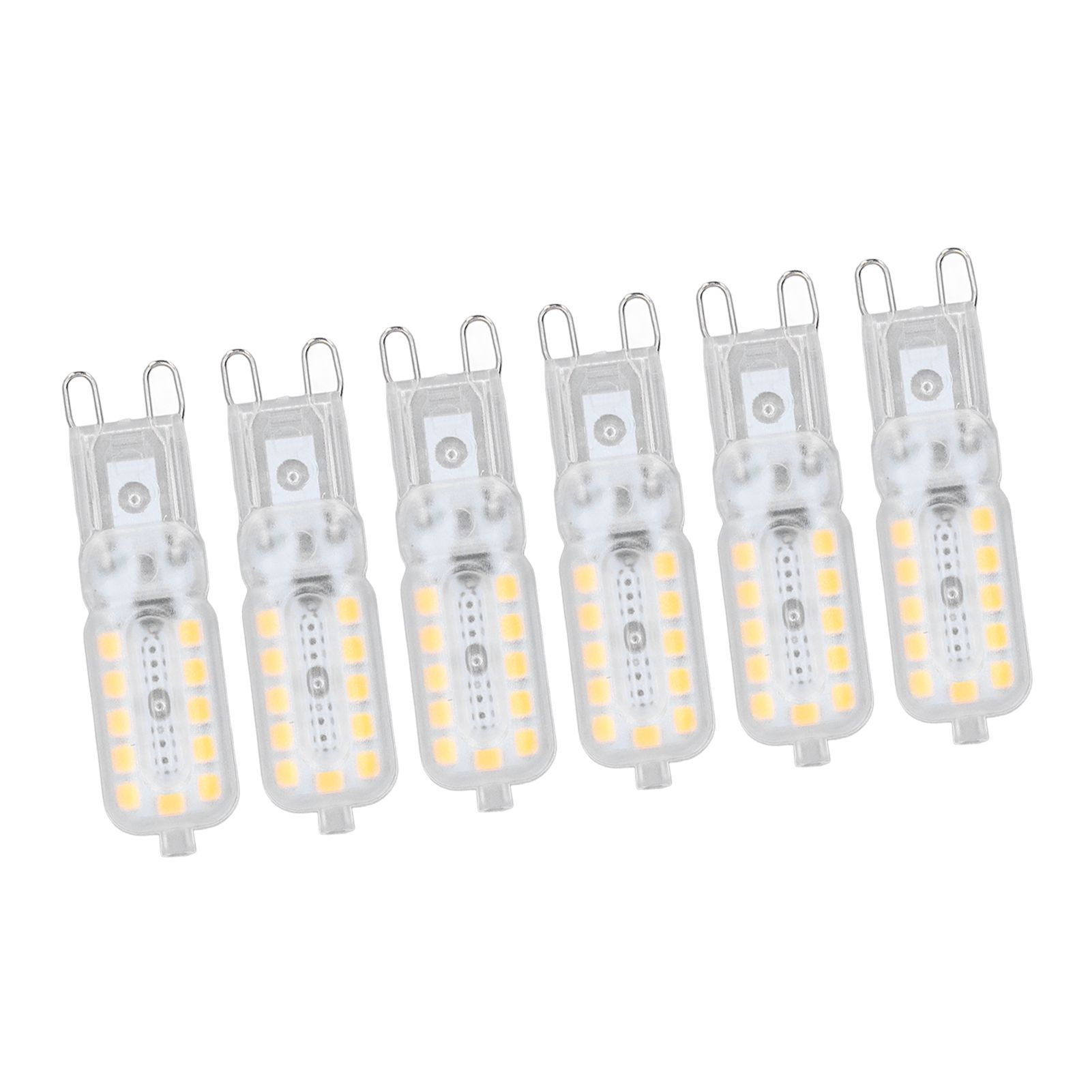 6pcs G9 LED Bulb 5W Transparent Cover 22LED Dimmable G9 Light Bulb for Ceiling view 7