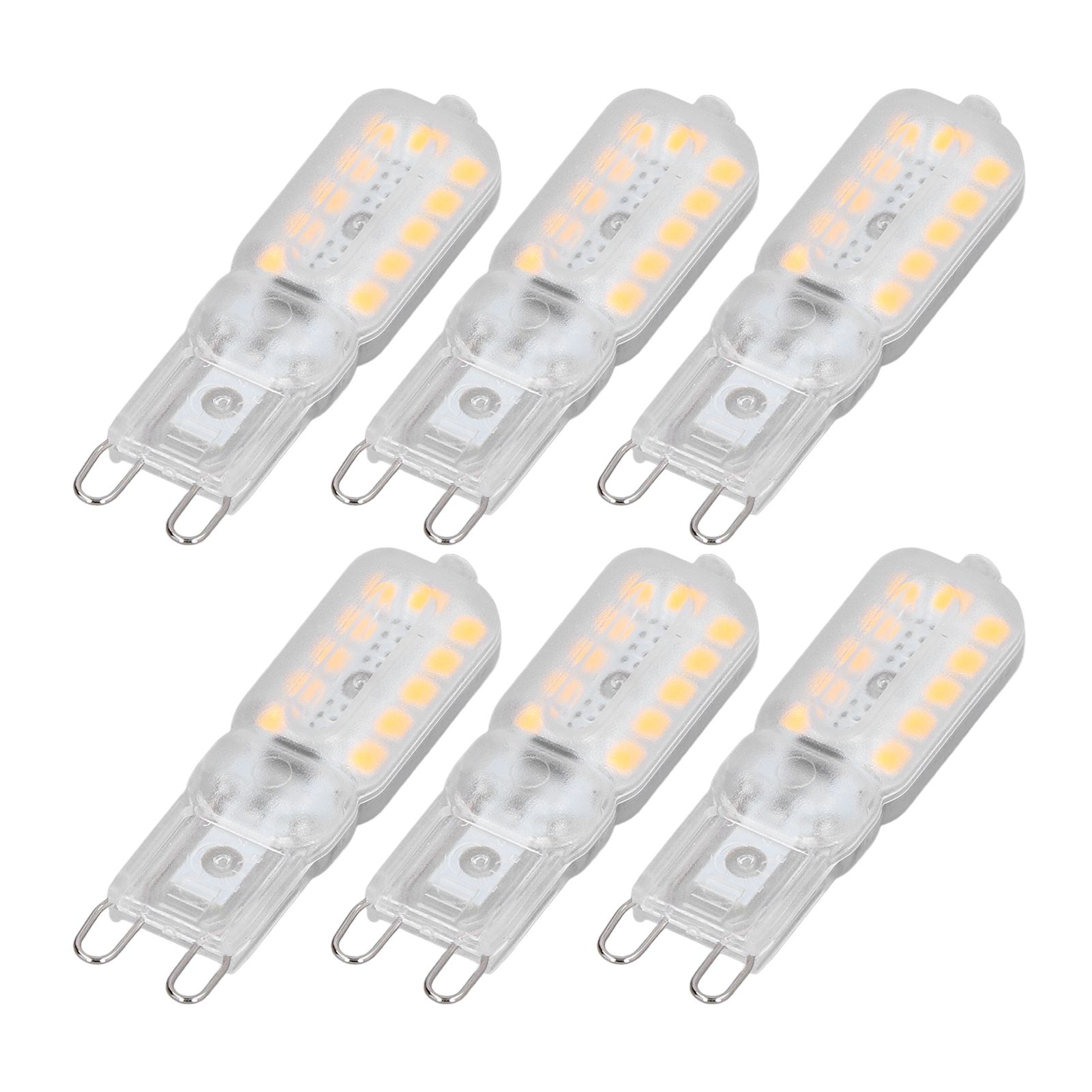6pcs G9 LED Bulb 5W Transparent Cover 22LED Dimmable G9 Light Bulb for Ceiling view 8