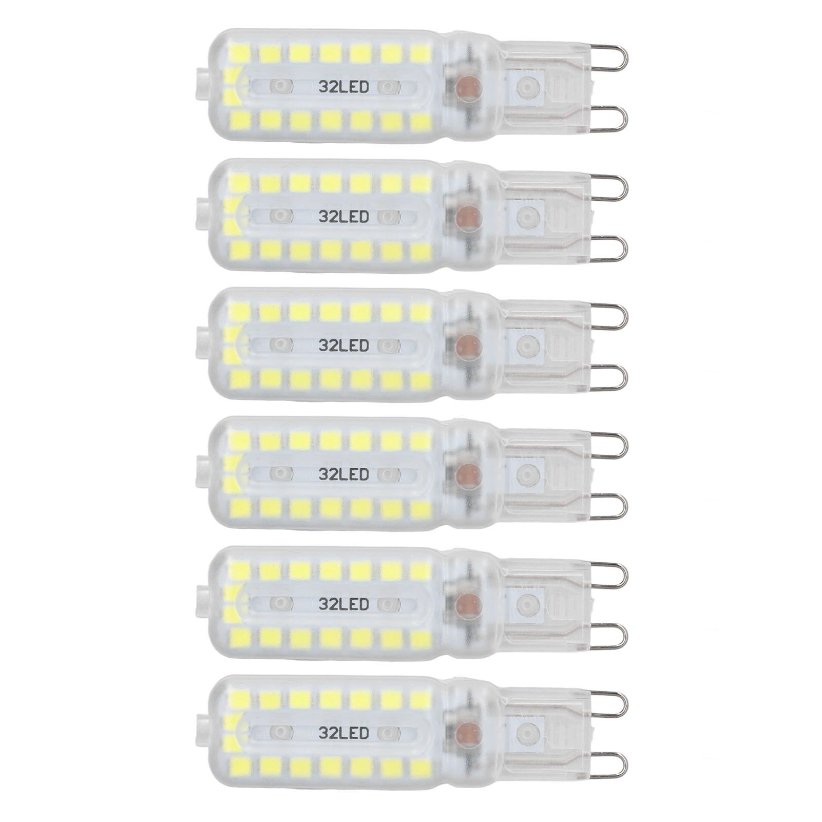 6pcs G9 LED Bulbs 7W Dimmable 360° Illumination Replacement Light Bulb for view 2
