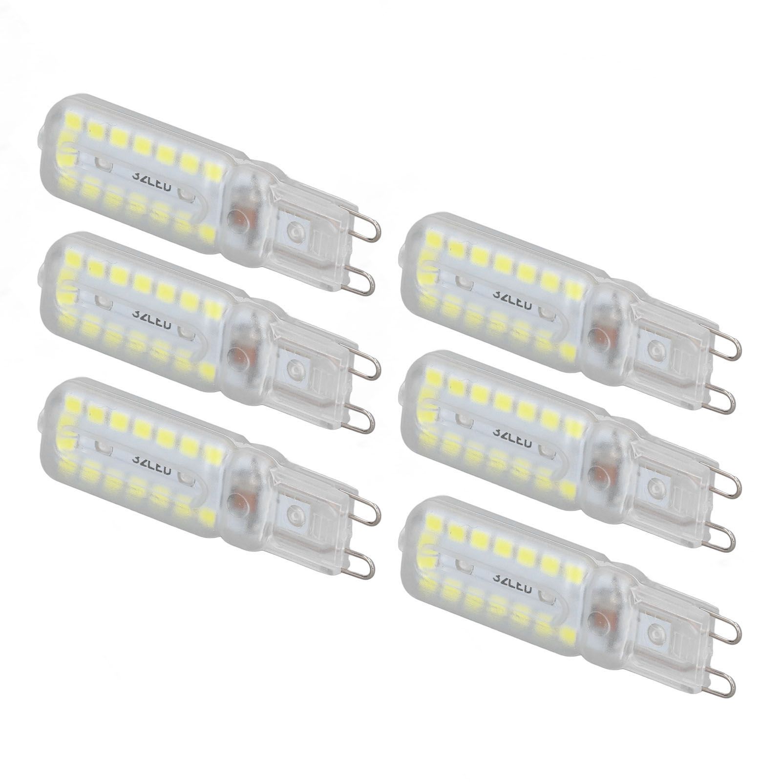 6pcs G9 LED Bulbs 7W Dimmable 360° Illumination Replacement Light Bulb for view 9
