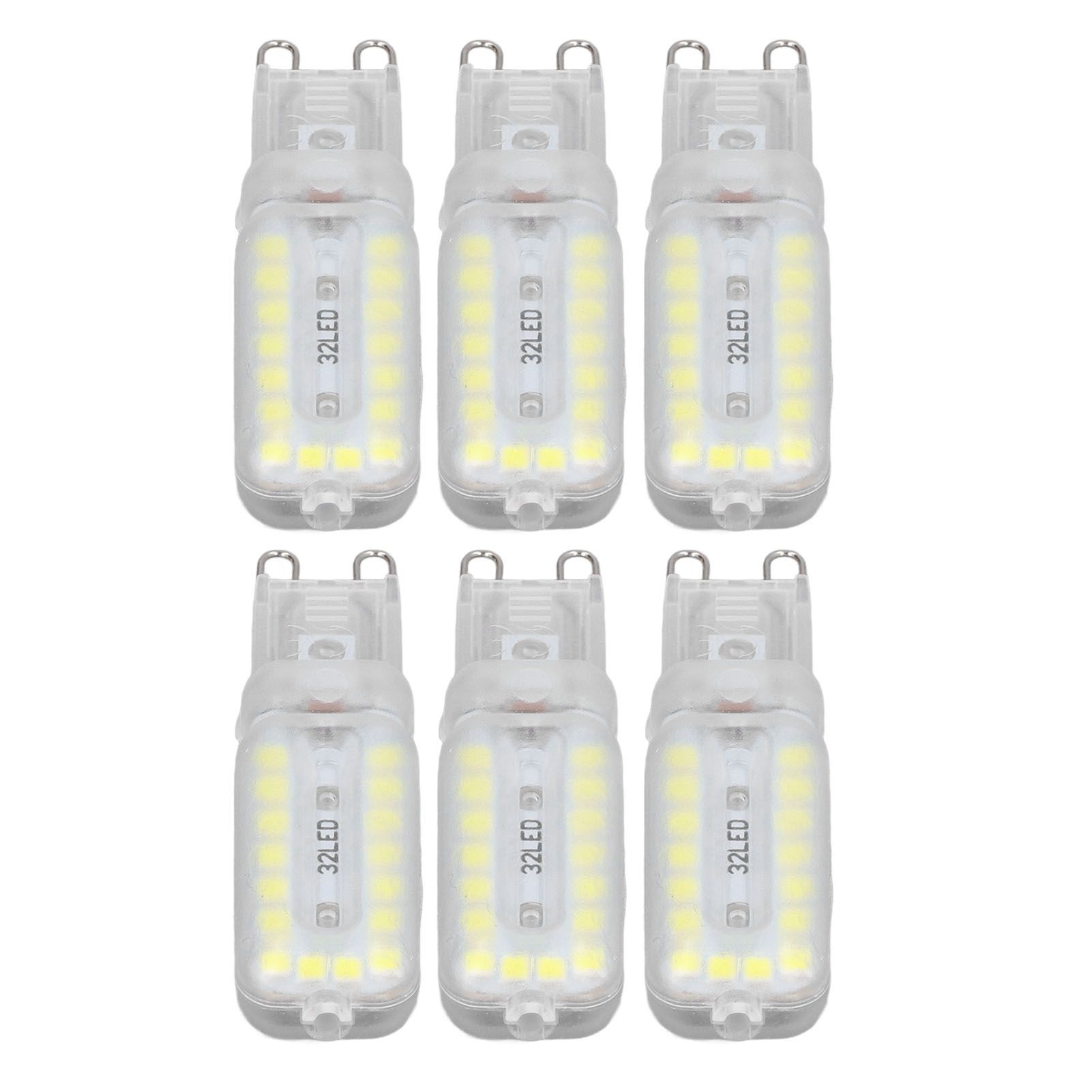6pcs G9 LED Bulbs 7W Dimmable 360° Illumination Replacement Light Bulb for view 10