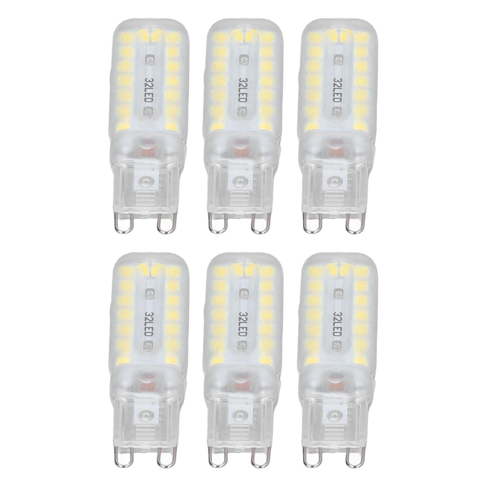 6pcs G9 LED Bulbs 7W Dimmable 360° Illumination Replacement Light Bulb for view 8