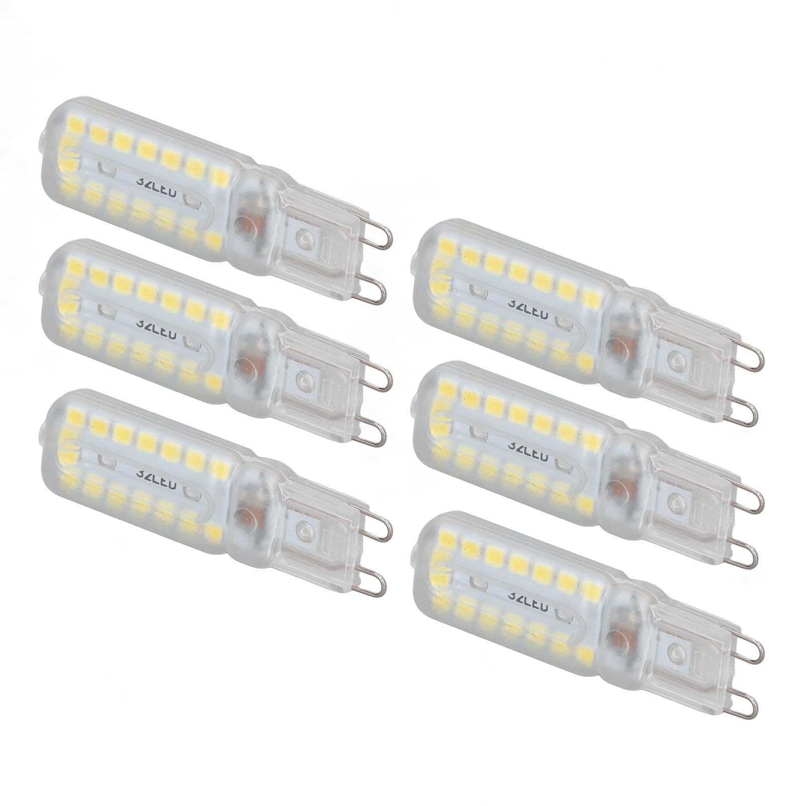 6pcs G9 LED Bulbs 7W Dimmable 360° Illumination Replacement Light Bulb for view 9