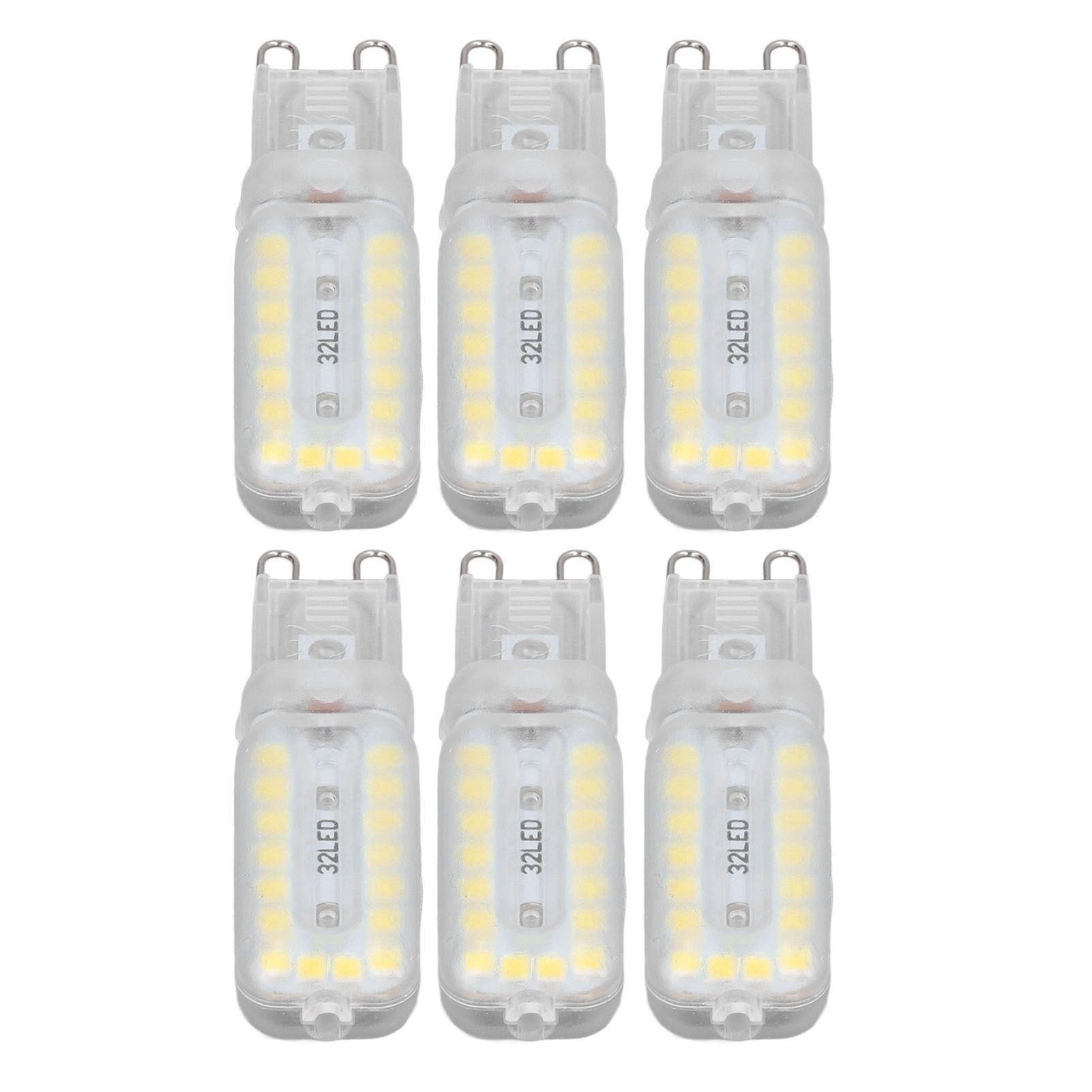 6pcs G9 LED Bulbs 7W Dimmable 360° Illumination Replacement Light Bulb for view 10