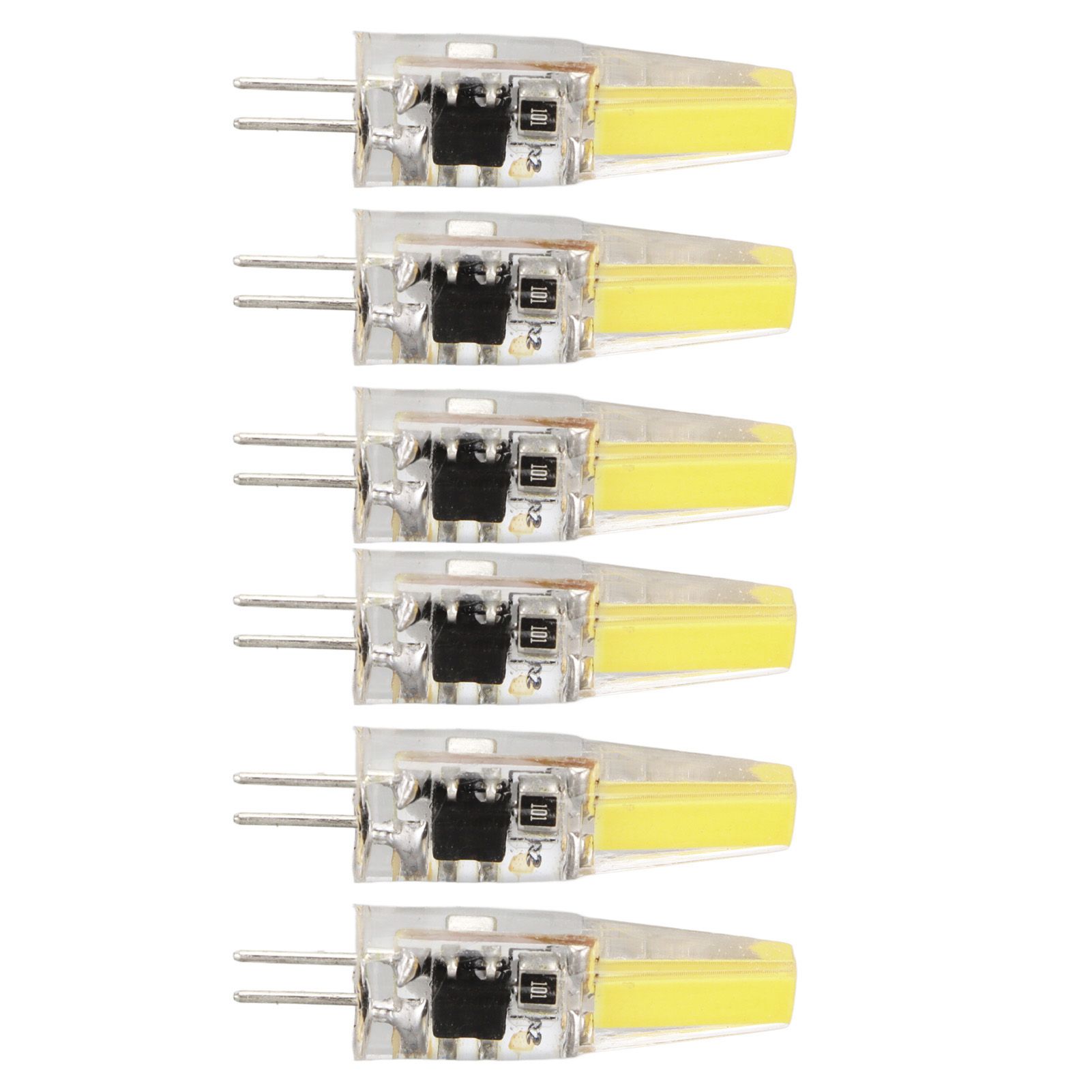 6 Pcs 6W 500LM G4 Bulb LED COB Silica Gel Energy Saving Lamp Bulb for Ceiling view 2