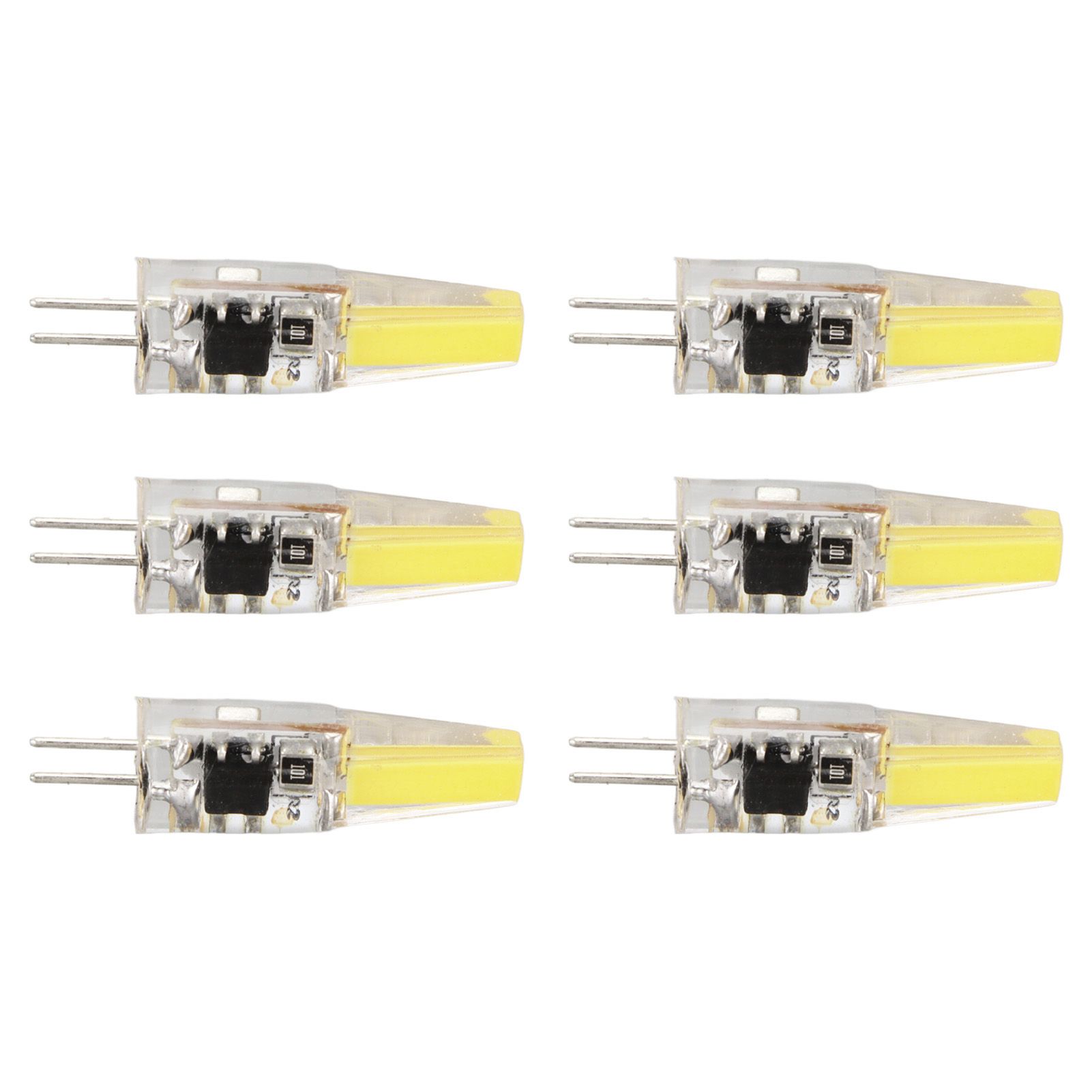 6 Pcs 6W 500LM G4 Bulb LED COB Silica Gel Energy Saving Lamp Bulb for Ceiling view 3