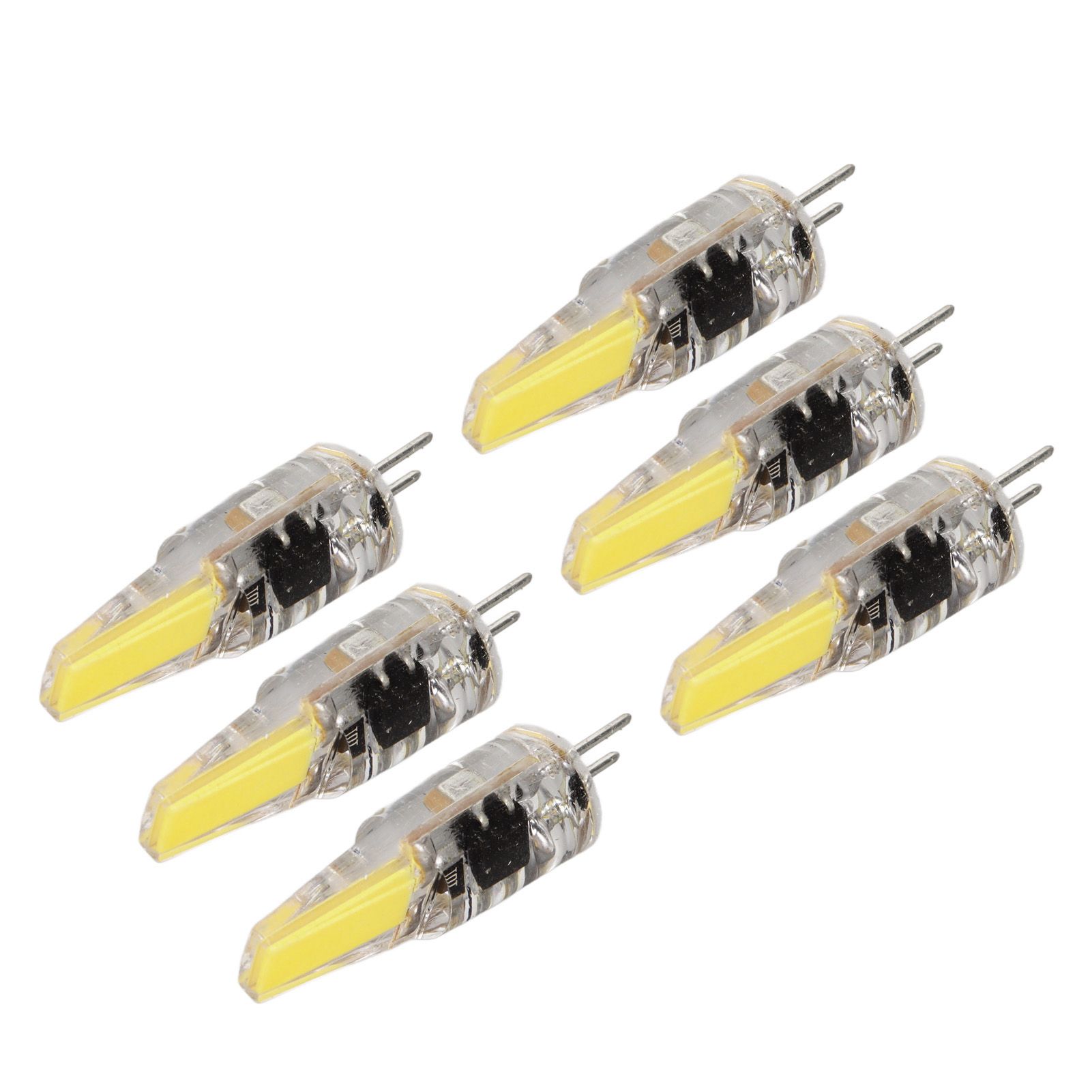 6 Pcs 6W 500LM G4 Bulb LED COB Silica Gel Energy Saving Lamp Bulb for Ceiling view 6
