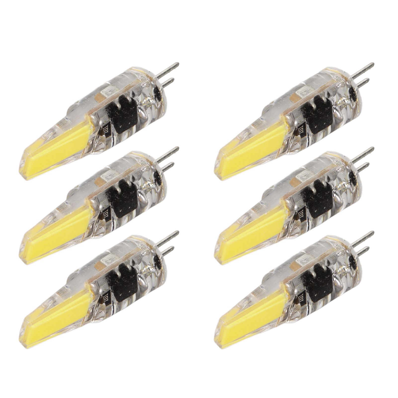 6 Pcs 6W 500LM G4 Bulb LED COB Silica Gel Energy Saving Lamp Bulb for Ceiling view 7
